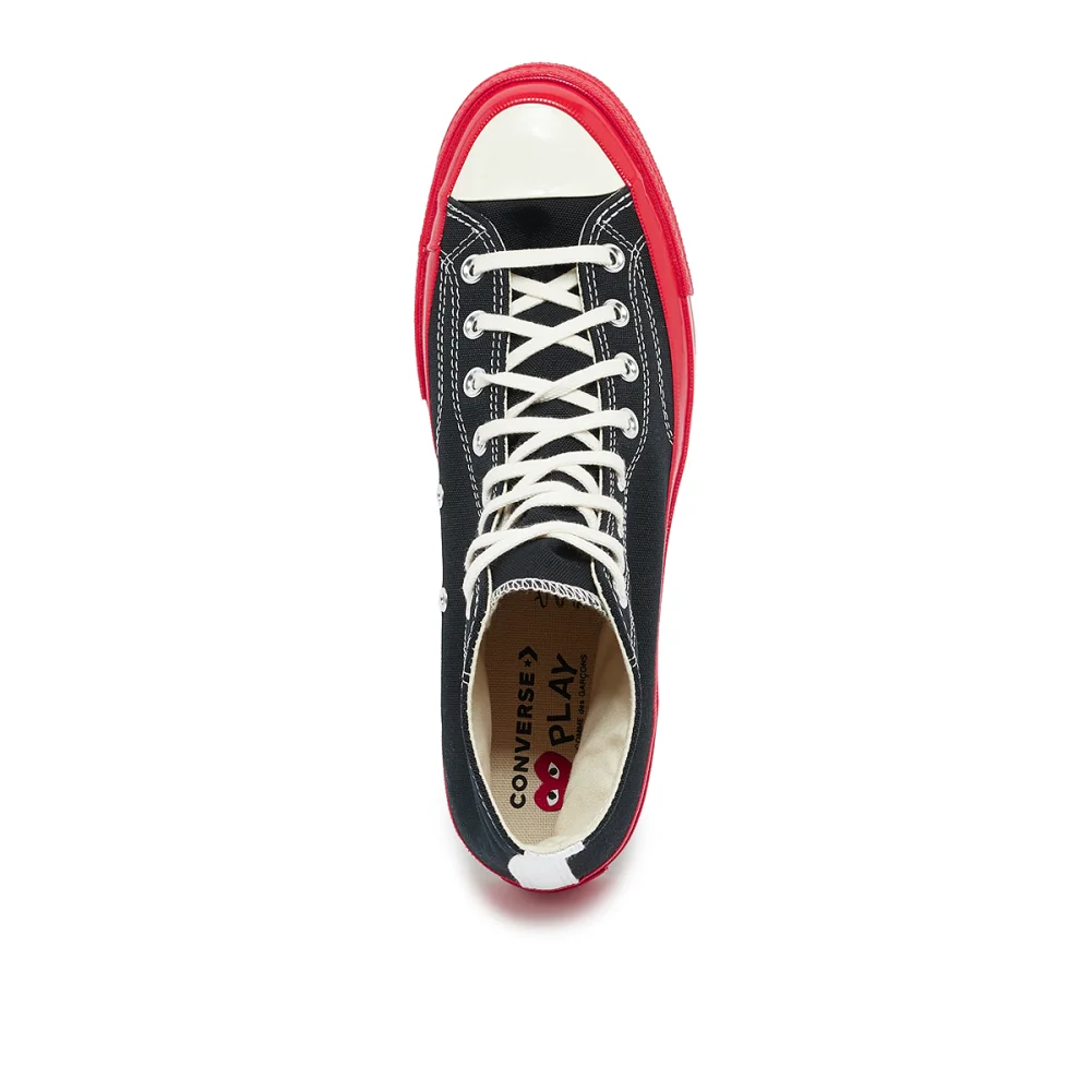 Comme des Garcons Play Sole Chuck 70 Hi P1K124-1 / schwarz
