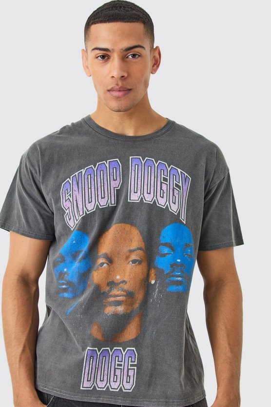 Oversize T-Shirt mit lizenziertem Snoop Dogg Print