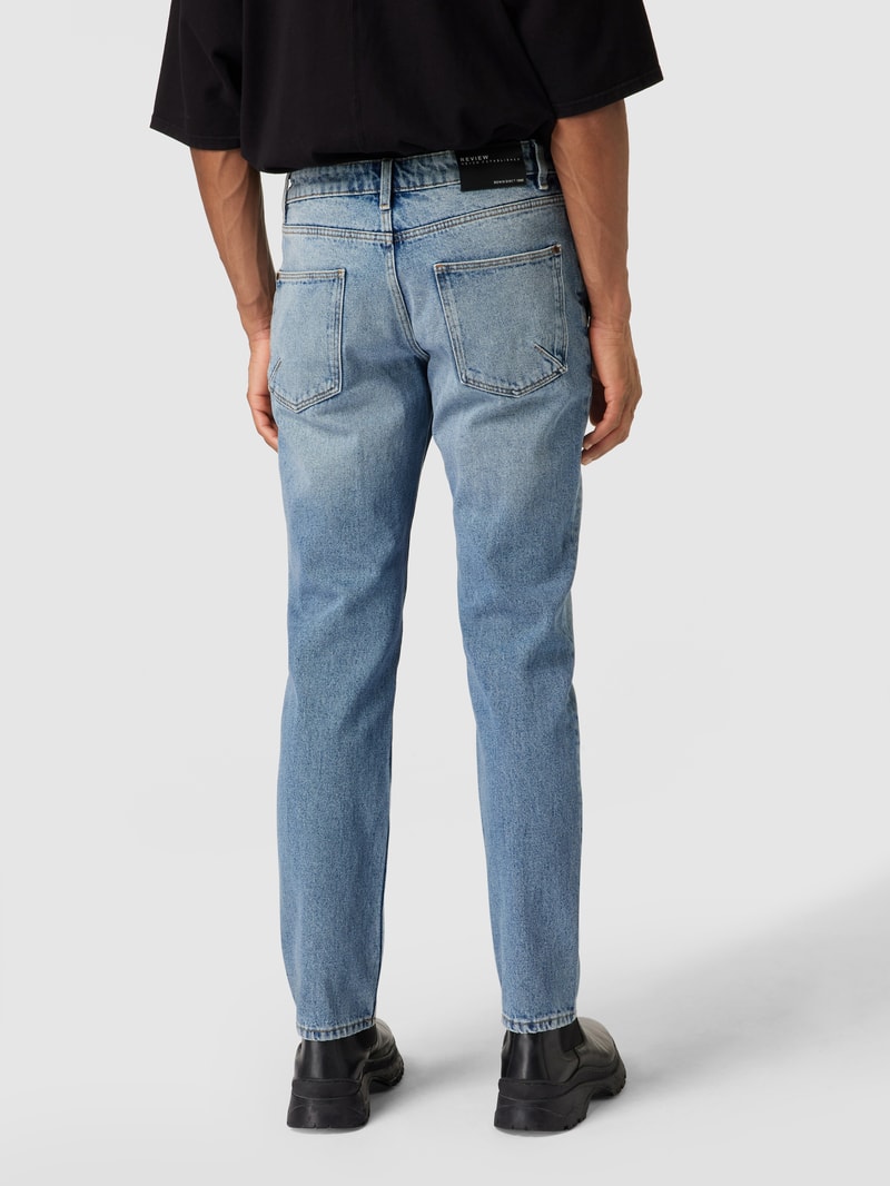 Mid Rise Jeans im Slim Fit in blau