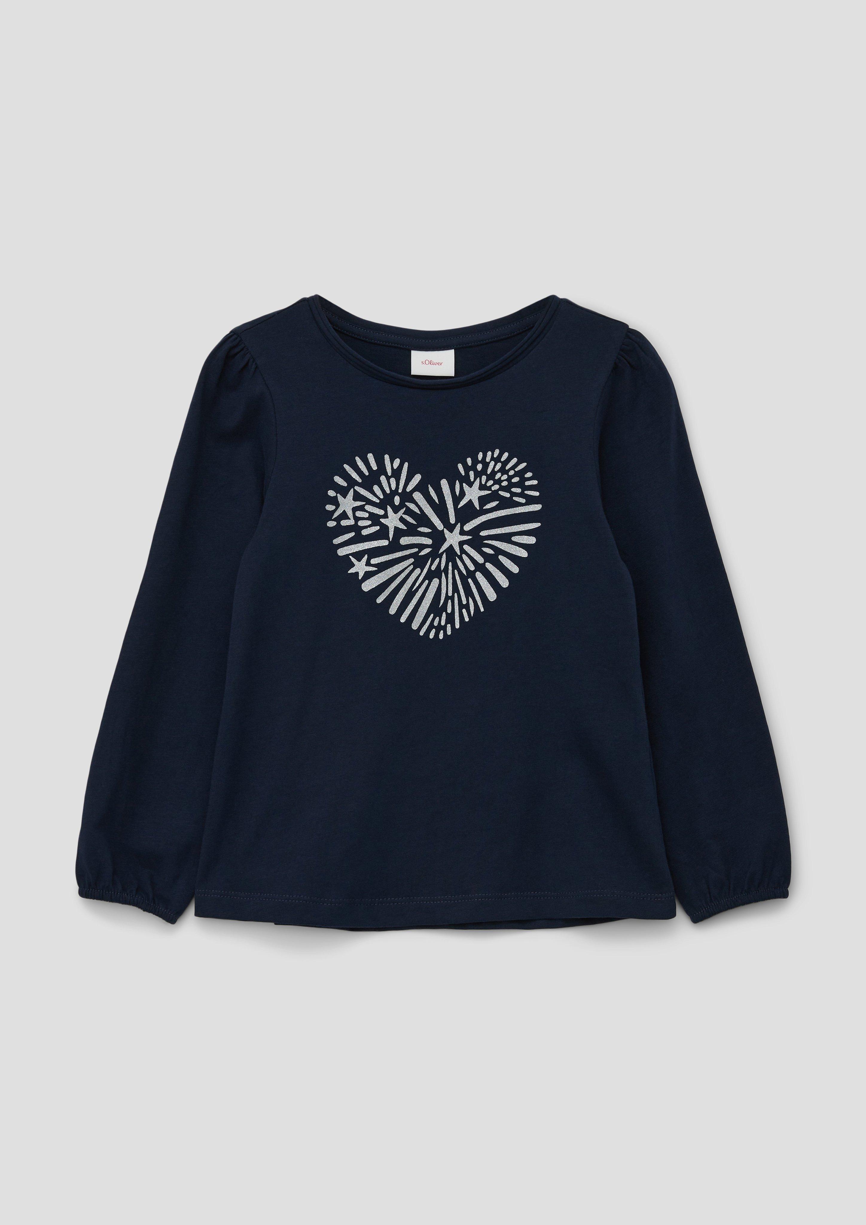 Longsleeve mit glitzerndem Effektprint  2137351-5952