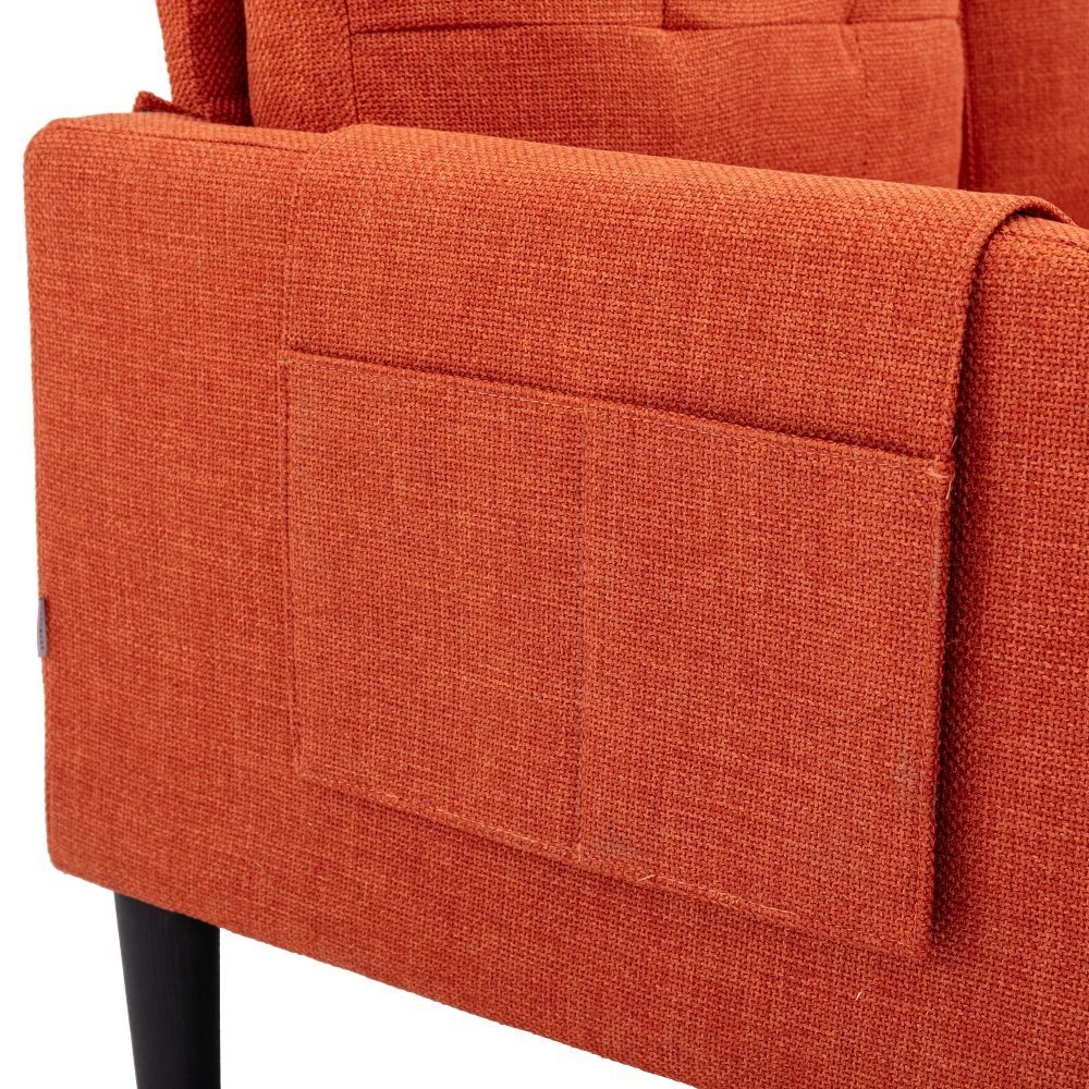 BlingBin Ecksofa Couch in L-Form Sofa Eckcouch Polsterecke mit Stauraum, 1er Set 1 Teile, mit Schlaffunktion, Stauraum-Chaise, mit Hocker Couch