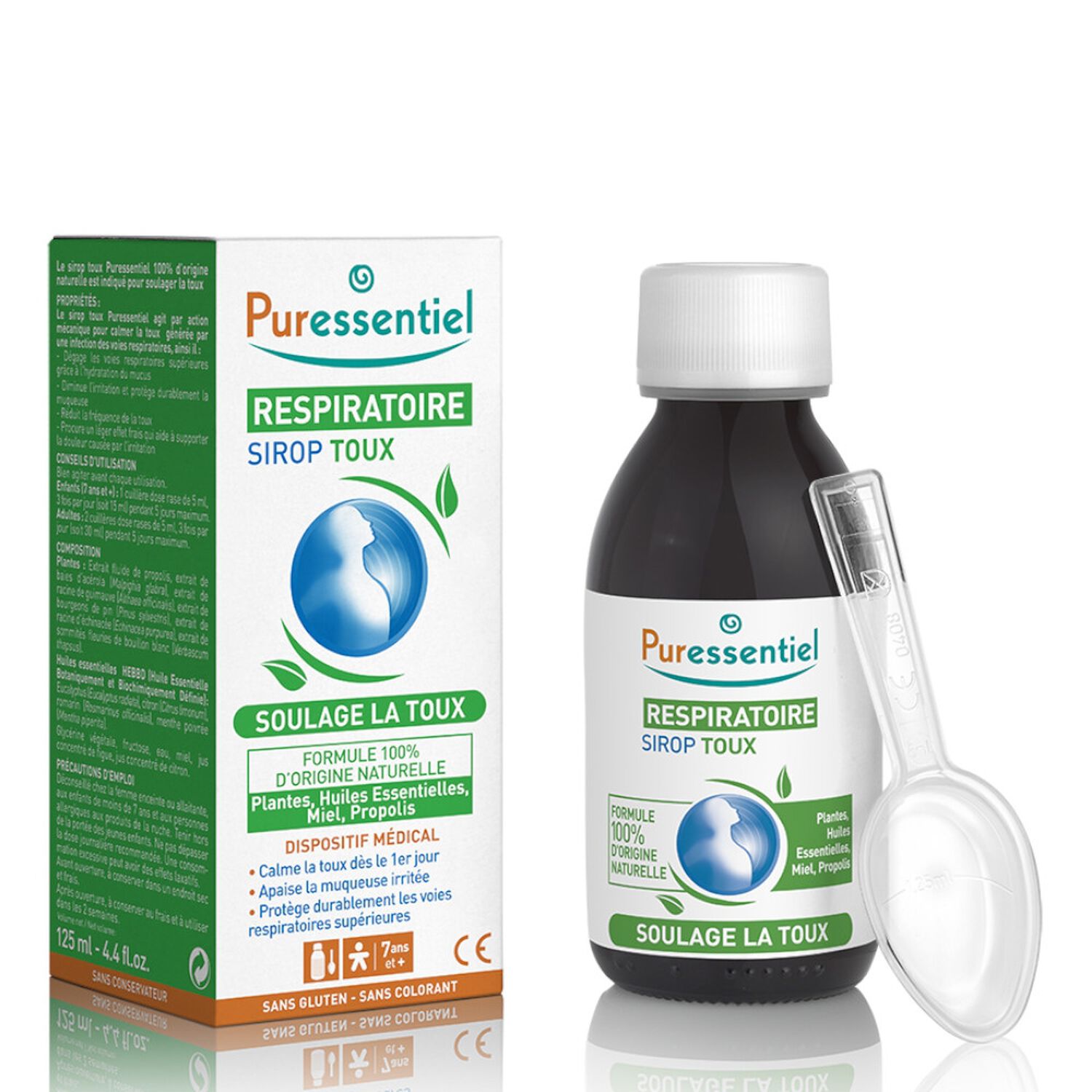 Puressentiel Respiratoire Siroux Toux 125 ml