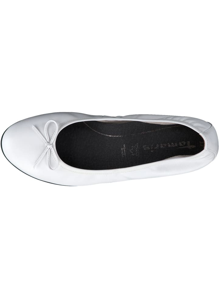 Tamaris Ballerinas in Weiß günstig kaufen