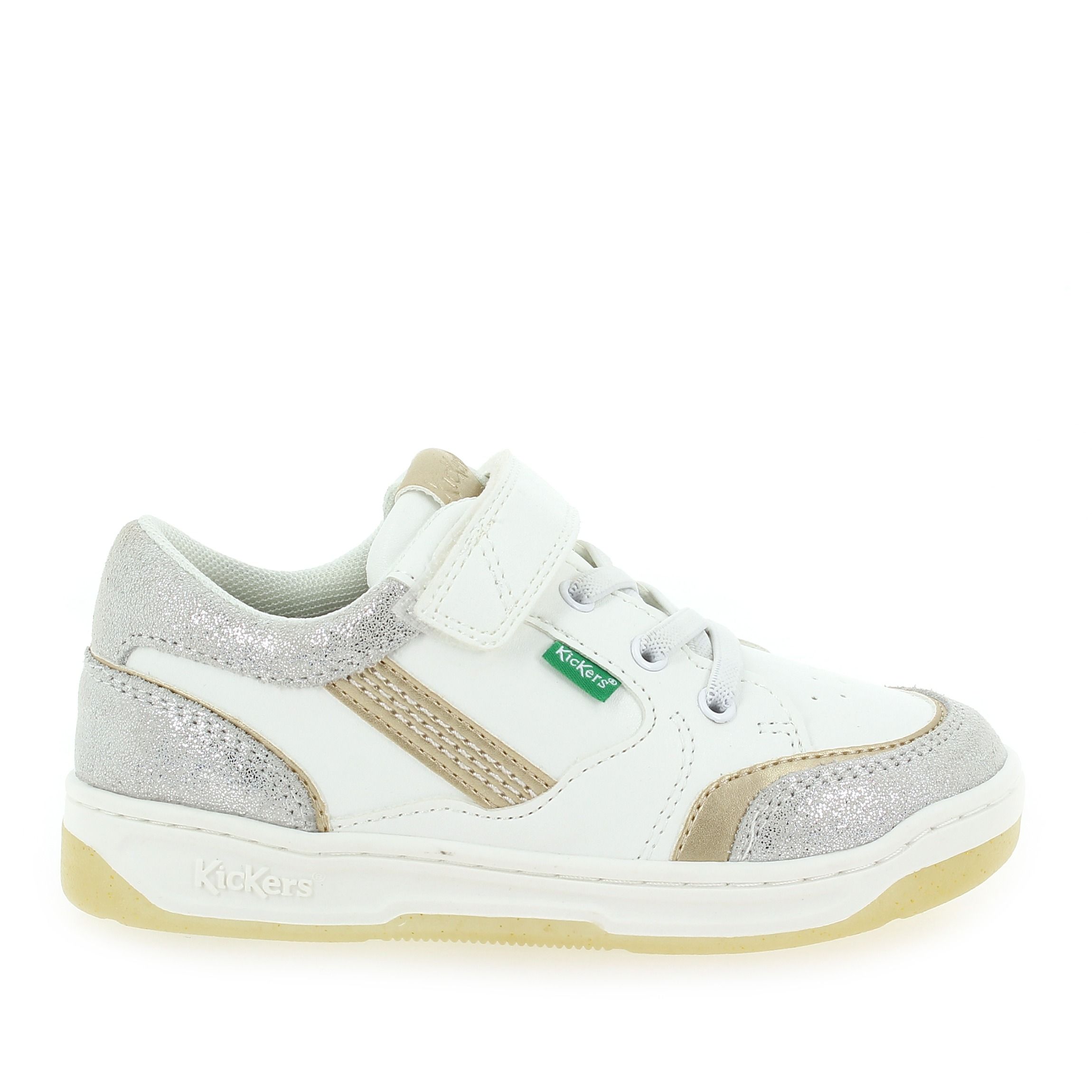 Kickers  KOUIC E24 - Blanc Argent