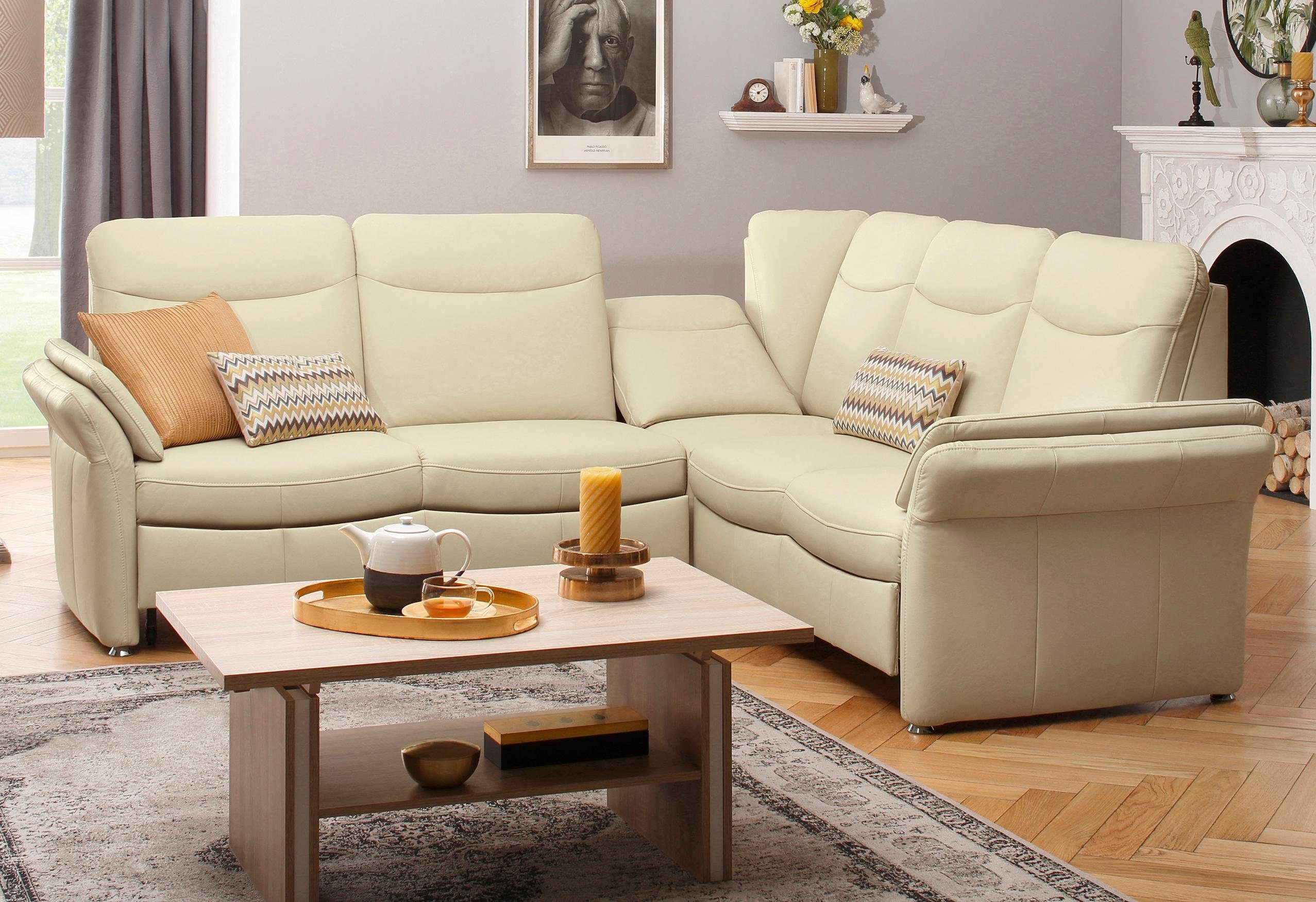 Home affaire Ecksofa Tahoma, mit Armlehnfunktion, wahlweise Bettfunktion, Schublade, Relaxfunktion