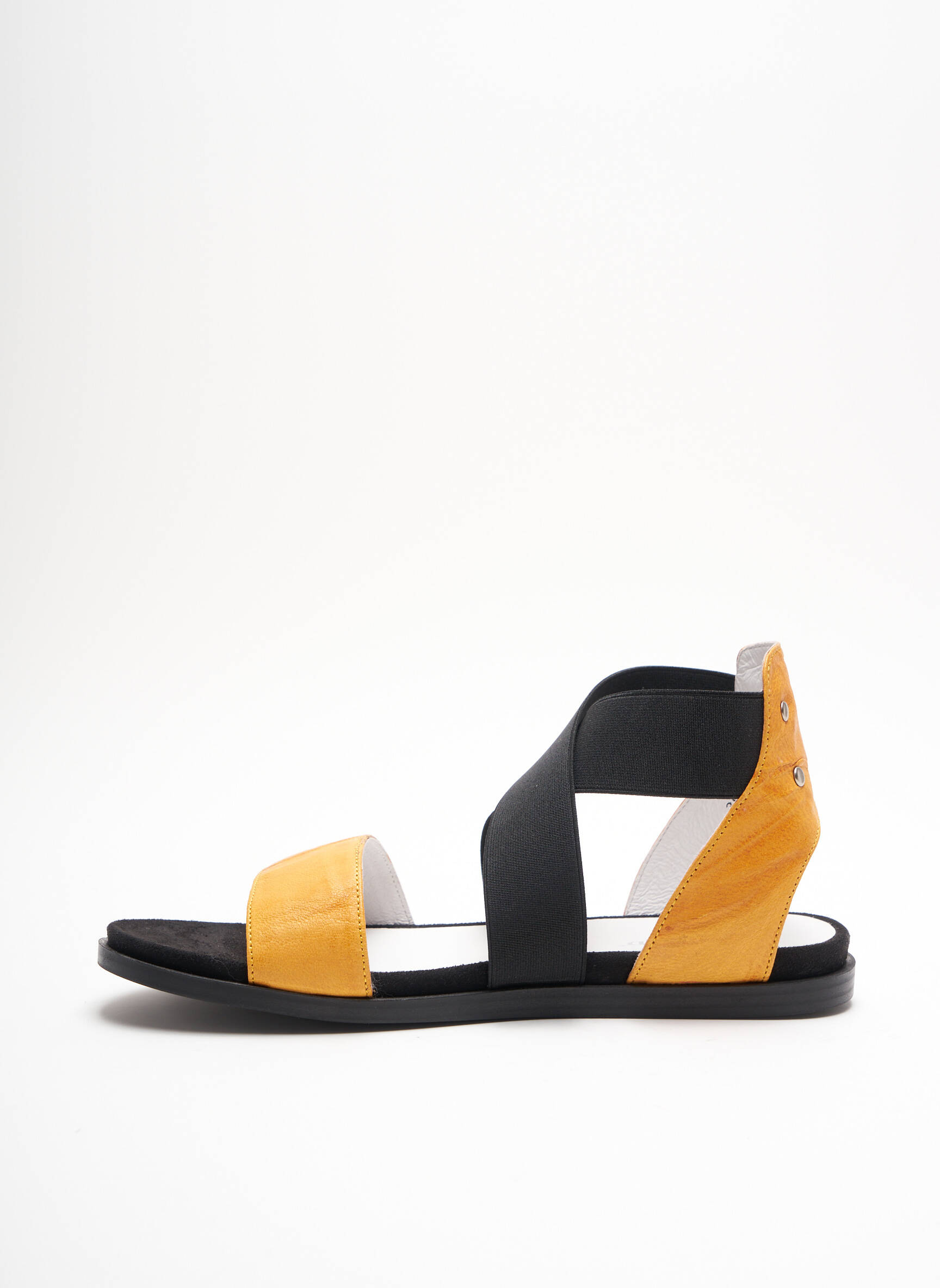 Regard Sandales Nu Pieds Femme couleur jaune