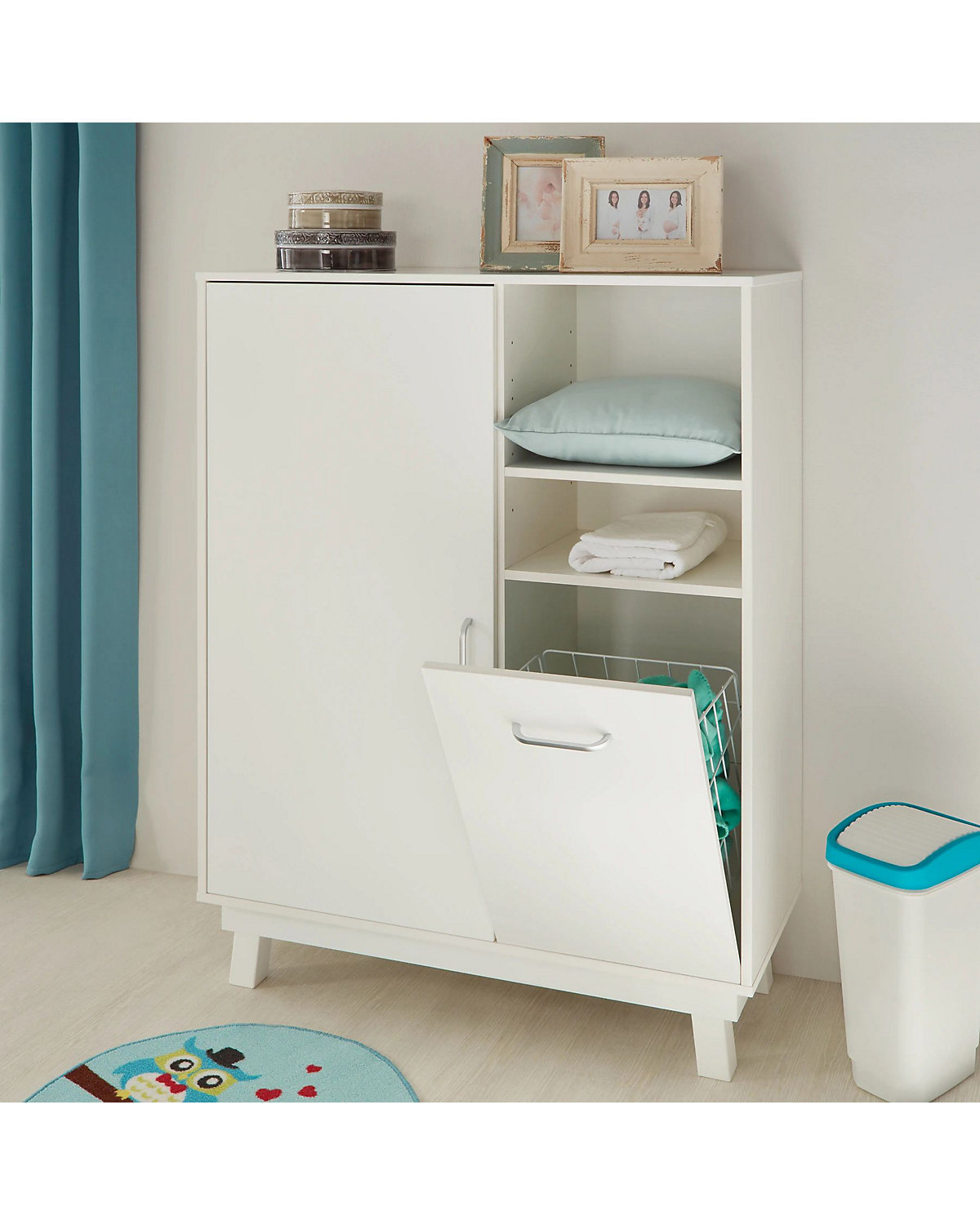 Highboard Nordic weiss