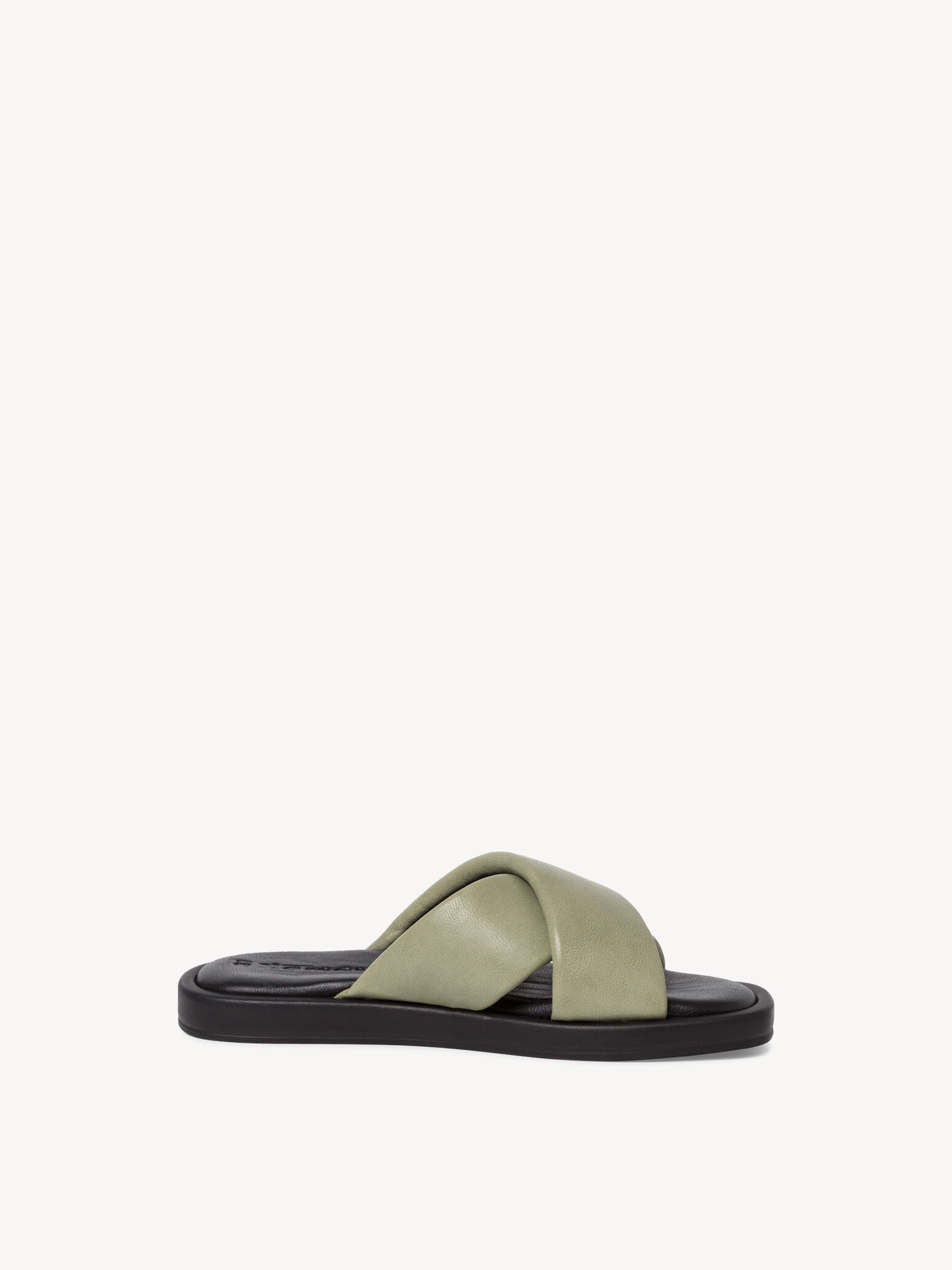 Mule en cuir - vert