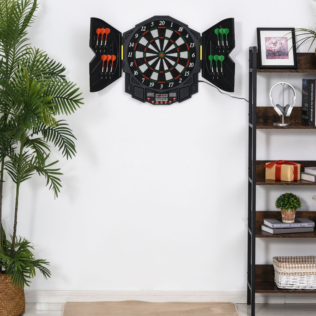 HOMCOM Elektronische Dartscheibe