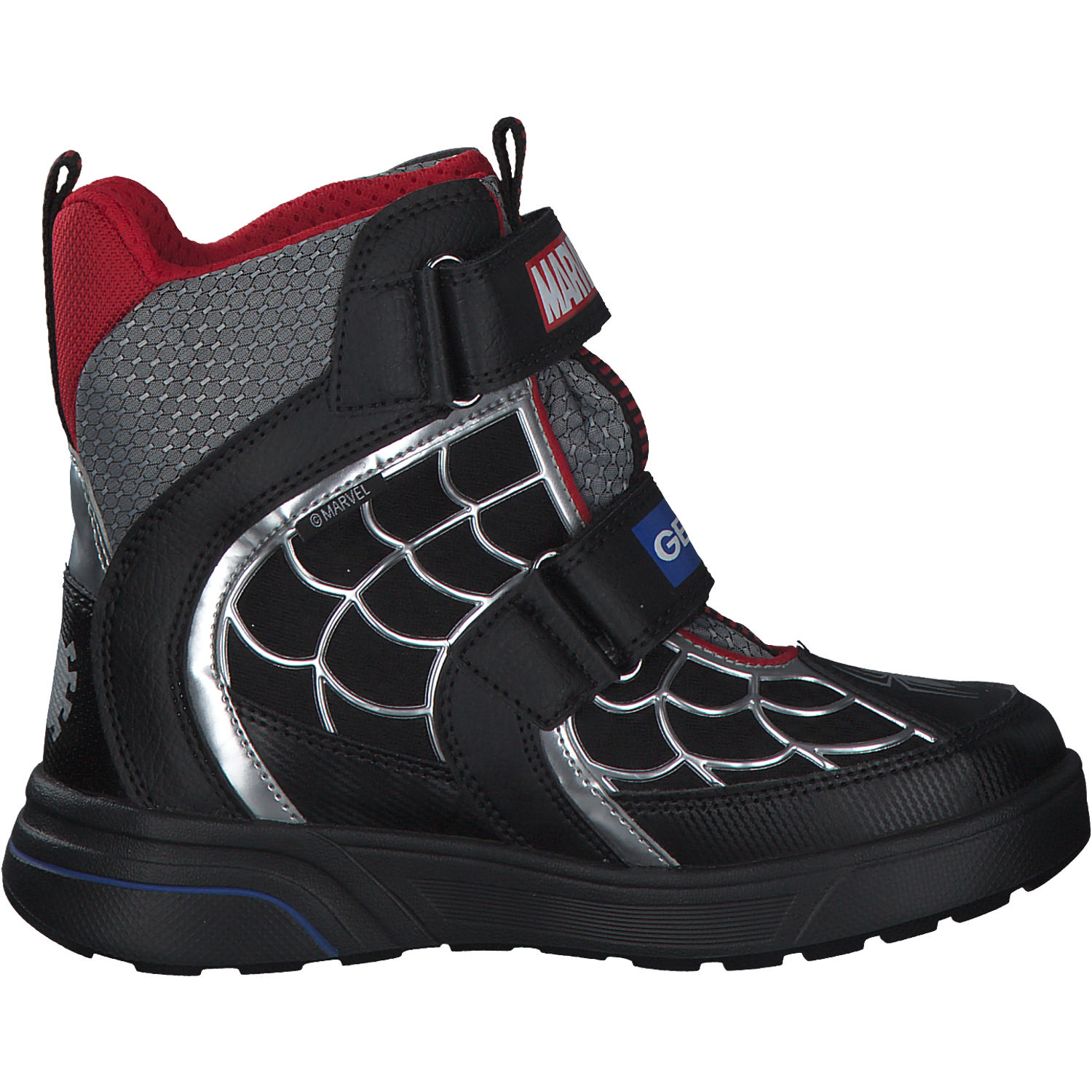 Geox J267UA, Stiefeletten (Kinder), Kinder, BLACK/RED