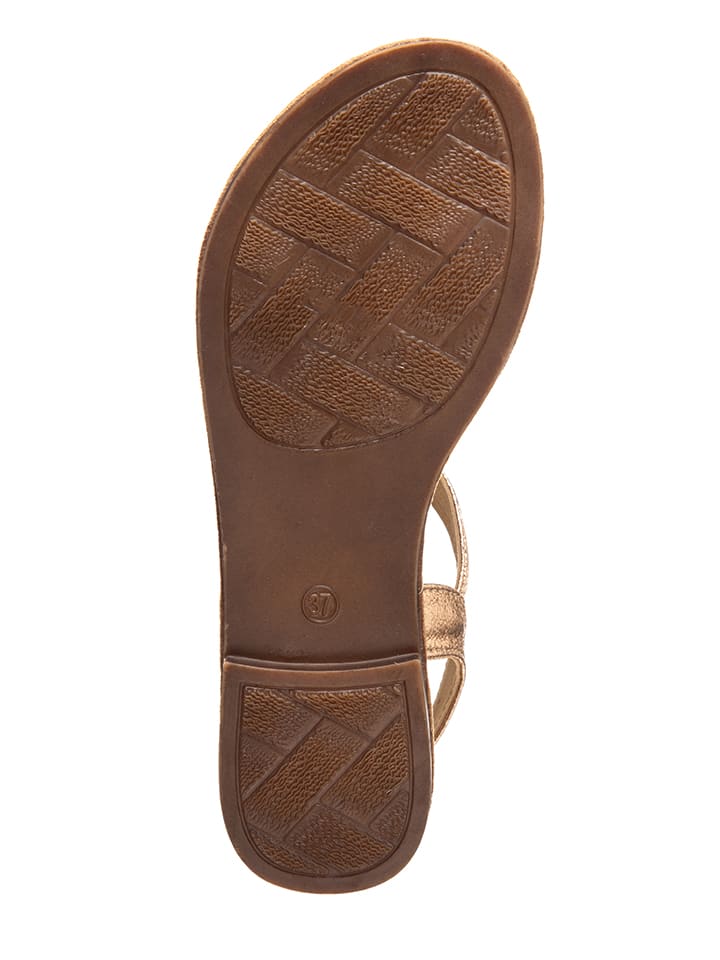 Sixth Sens Sandalen in Roségold günstig kaufen