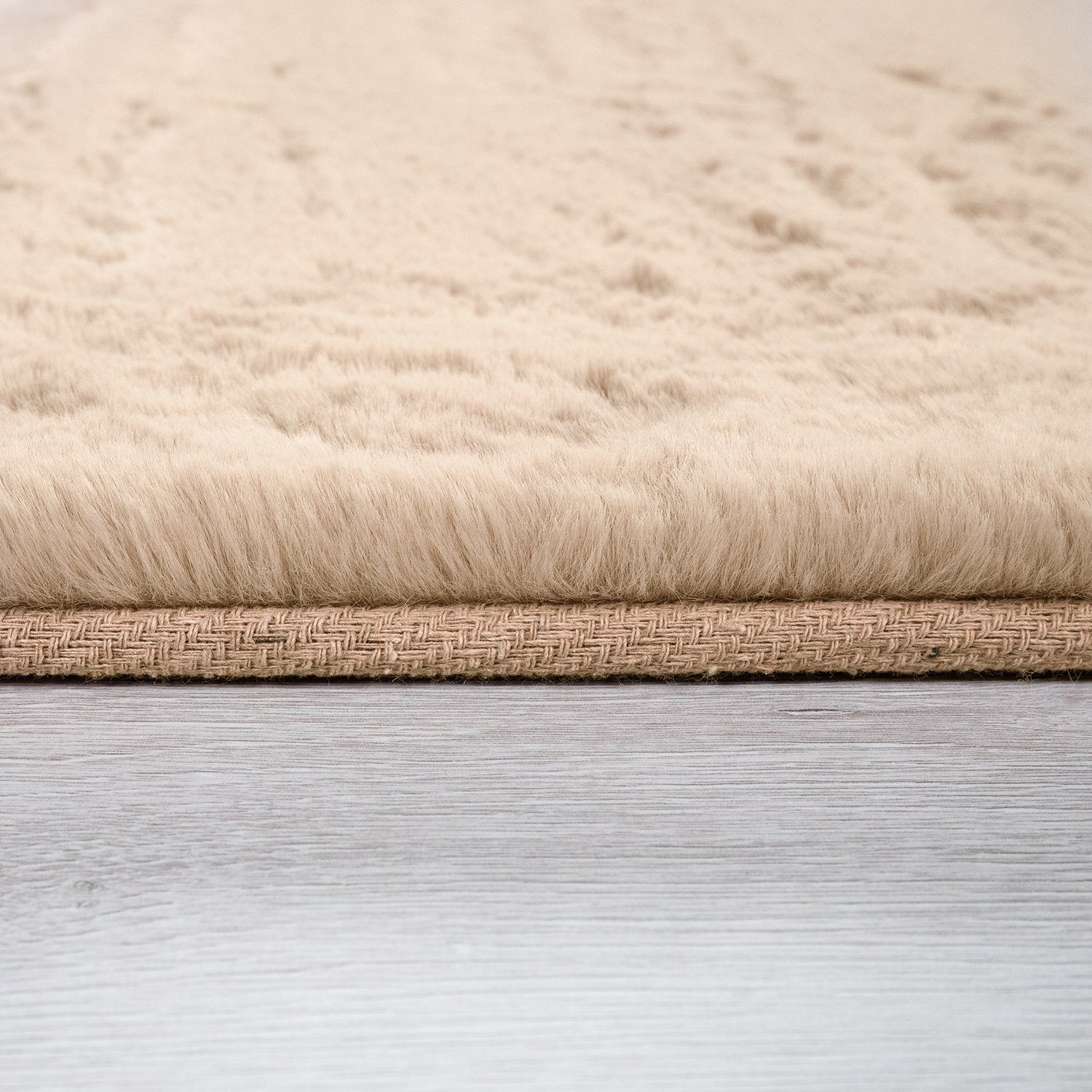 Fellteppich Hochflor Teppich Schlafzimmer Shaggy Kunstfell Flauschig, TT Home, rechteckig, Höhe: 26 mm