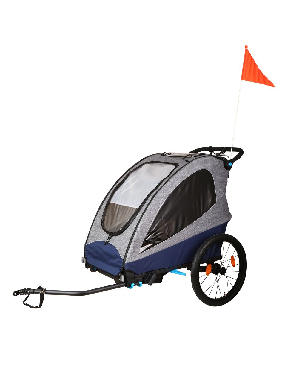Econ- Way Econ-Way 3in1 Alu 2er Kinderwagen Fahrradanhänger & Joggingwagen faltbar inkl. Zubehör