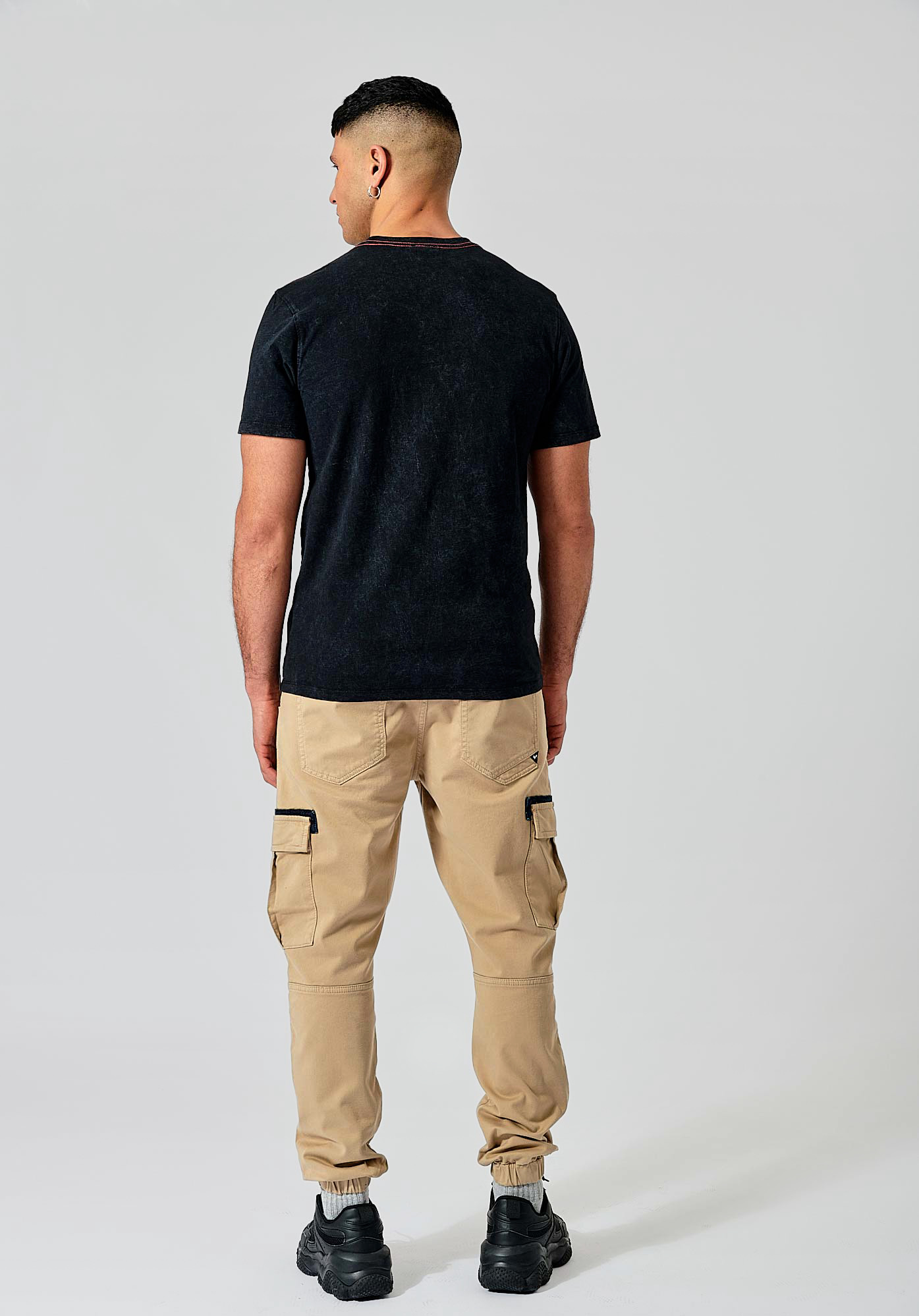 BLEEK  T-shirt noir homme 100% coton bio