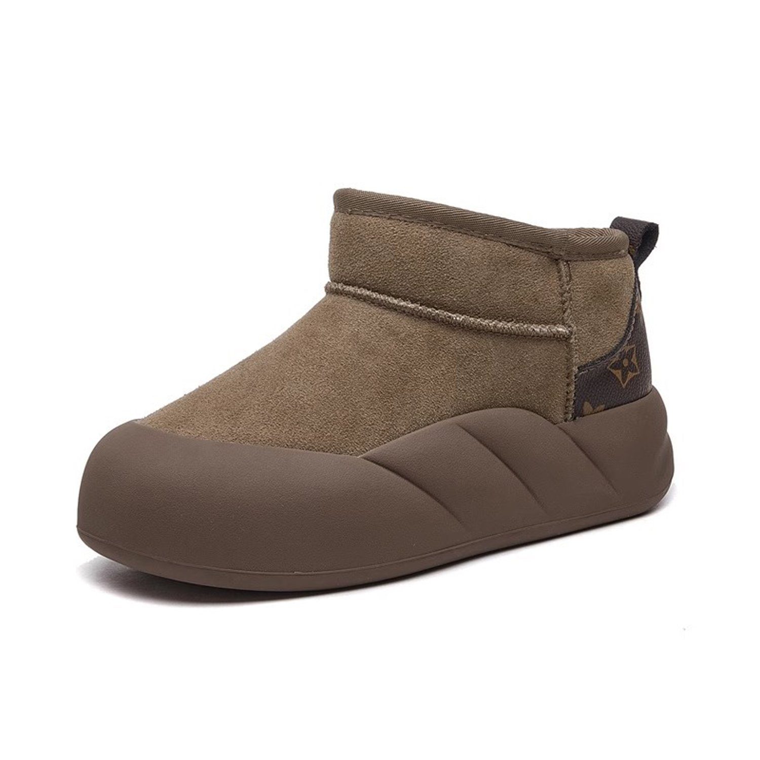 aikidio Hufglocken Schneestiefel mit dicker Sohle, rutschfeste, warme Baumwollschuhe