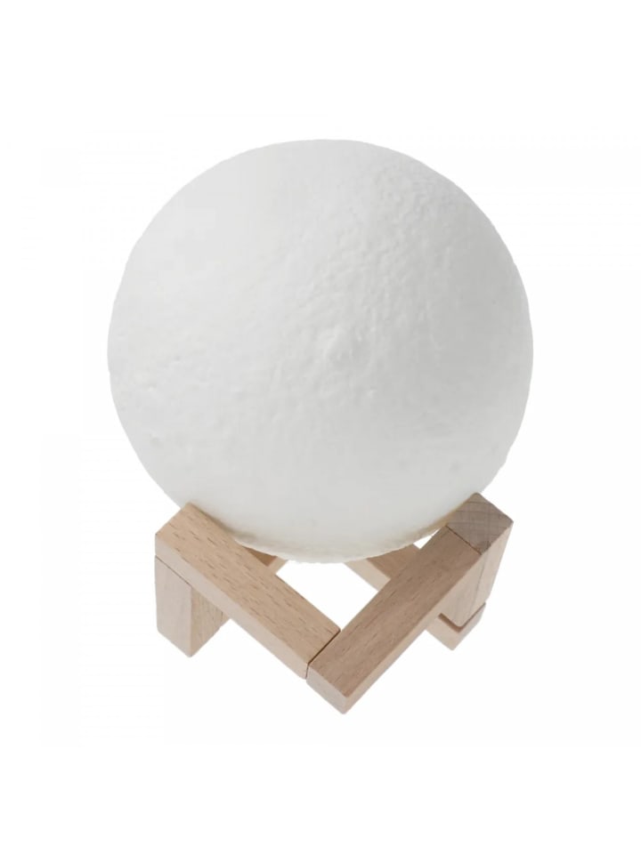 COFI 1453 Tischlampe / Luftbefeuchter Mondförmig 880 ml Feuchtigkeitsspender in Weiß günstig kaufen onesize