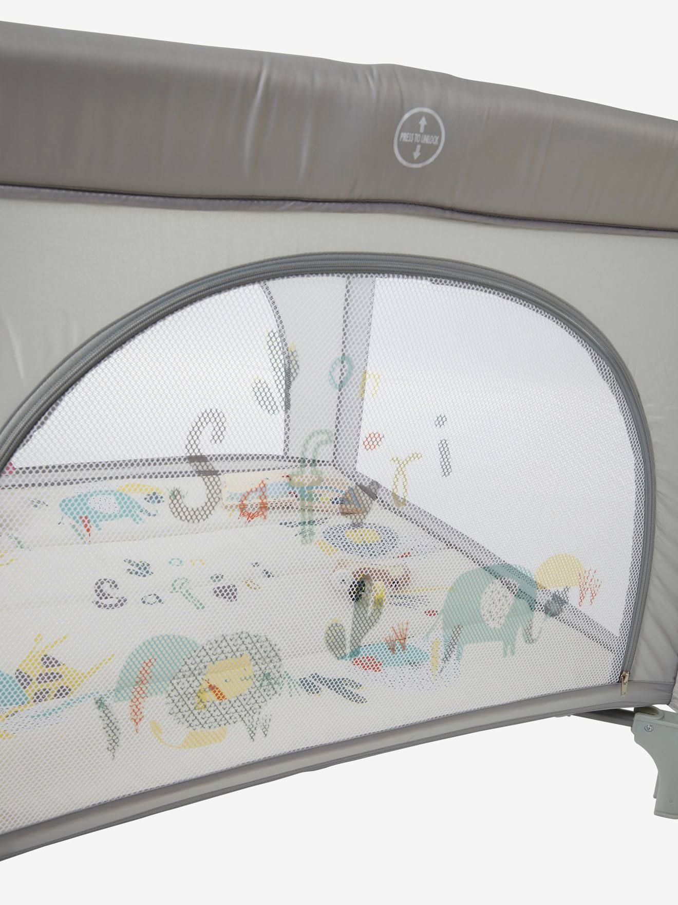 Parc pliant de voyage Baby'park VERTBAUDET gris