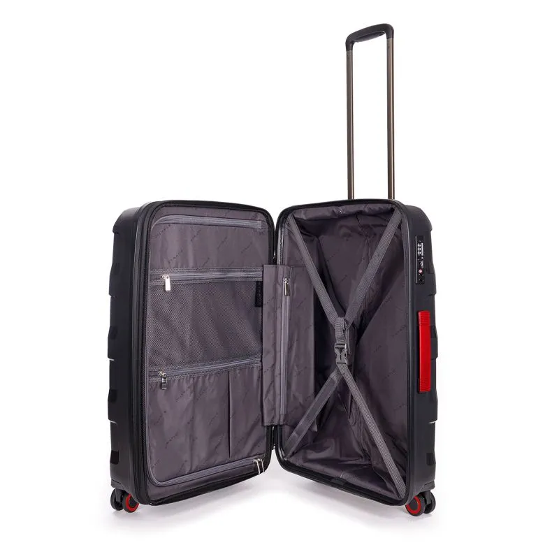 Stratic Straw + America Unlimited Canada Edition - Hartschalen Kofferset M\/L - Schwarz