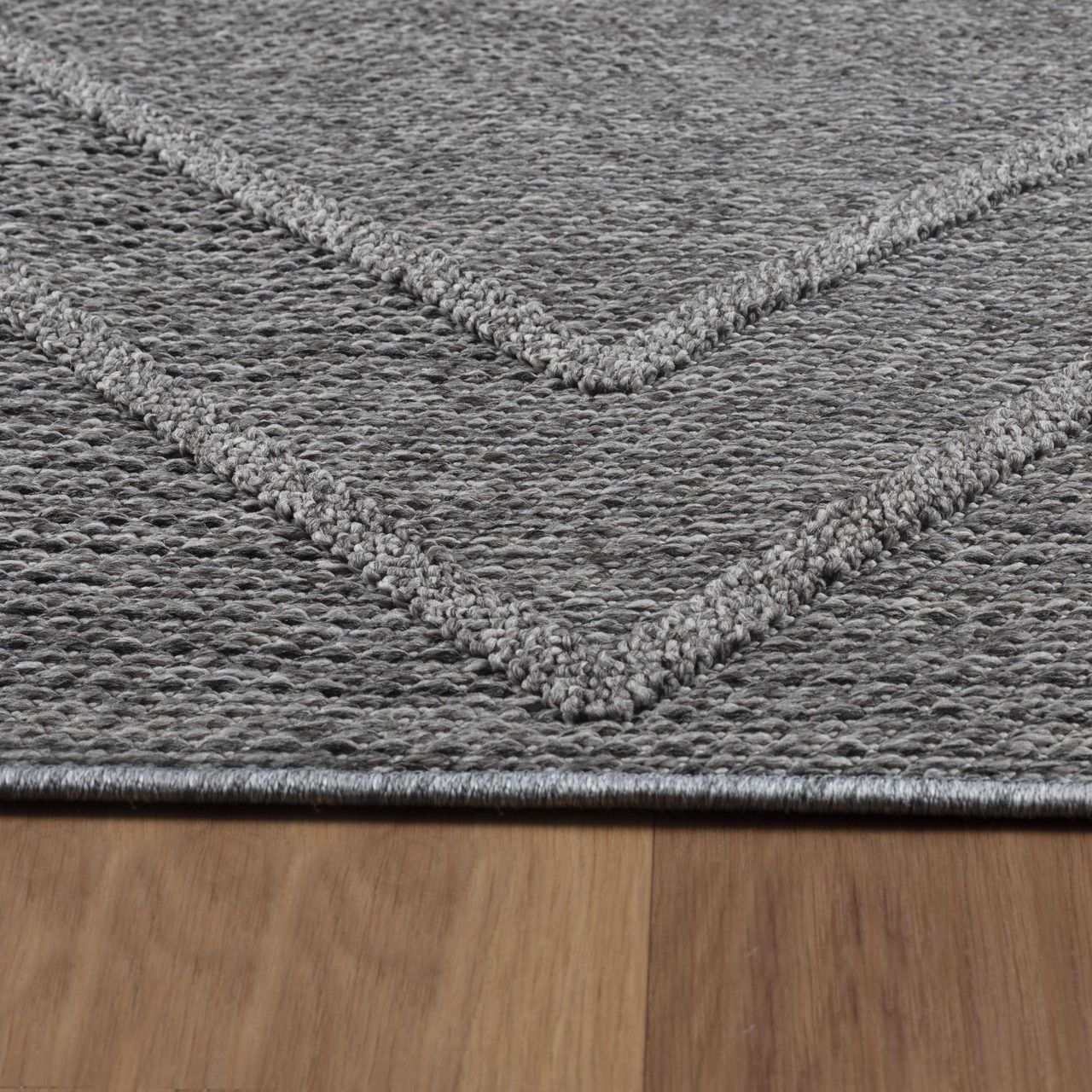 Ayyildiz Teppich, PATARA 4954, GREY, 80 x 250 cm