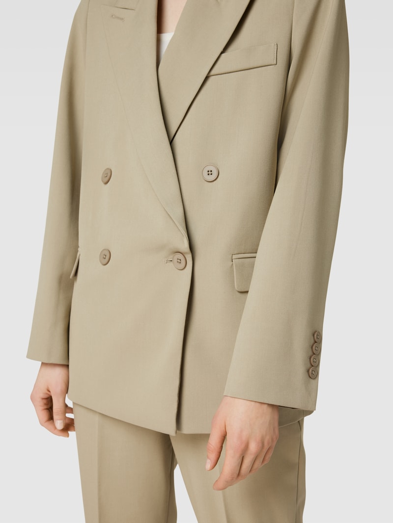 Blazer mit Reverskragen in hellgrün
