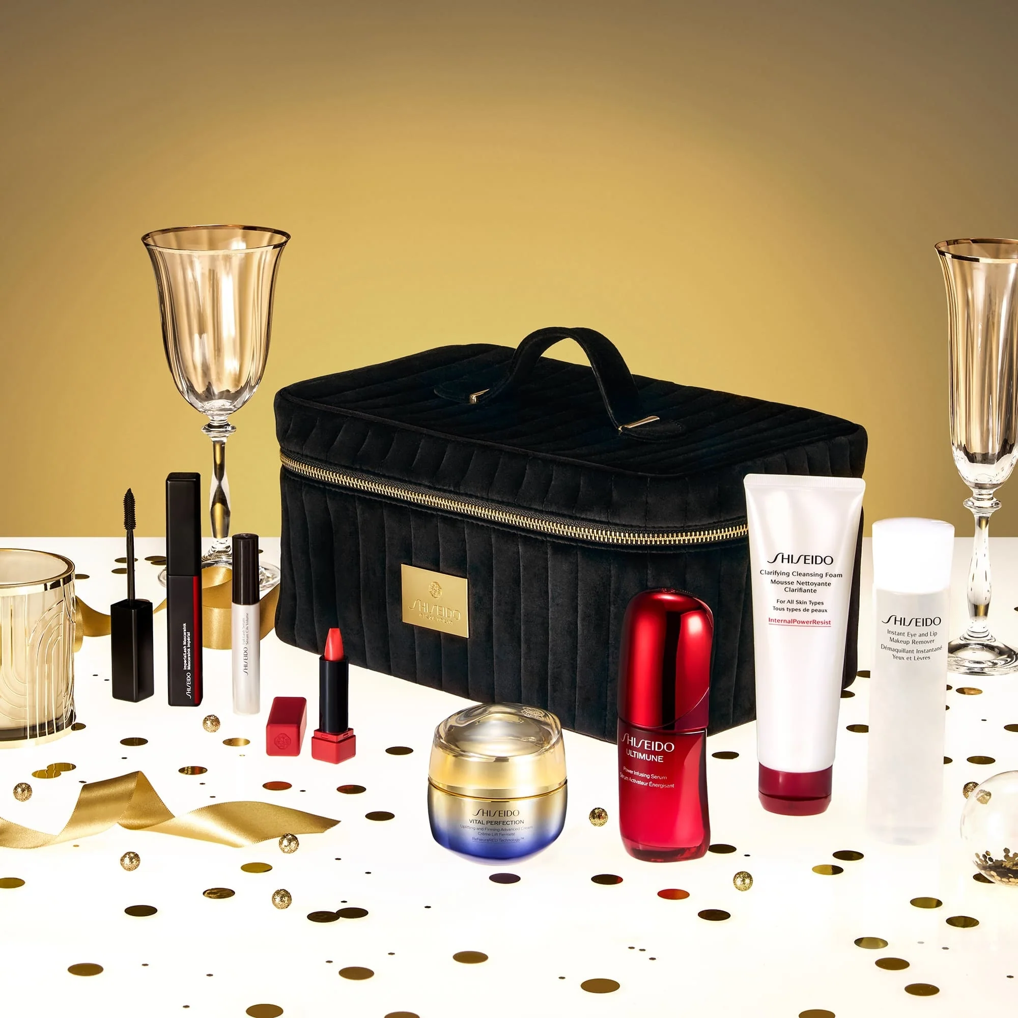 Vital Perfection Blockbuster Vanity Kit - Cleansing Set, Makeup Set, Eye Makeup Remover