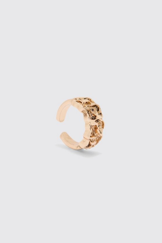 Goldener Metall Statement-Ring