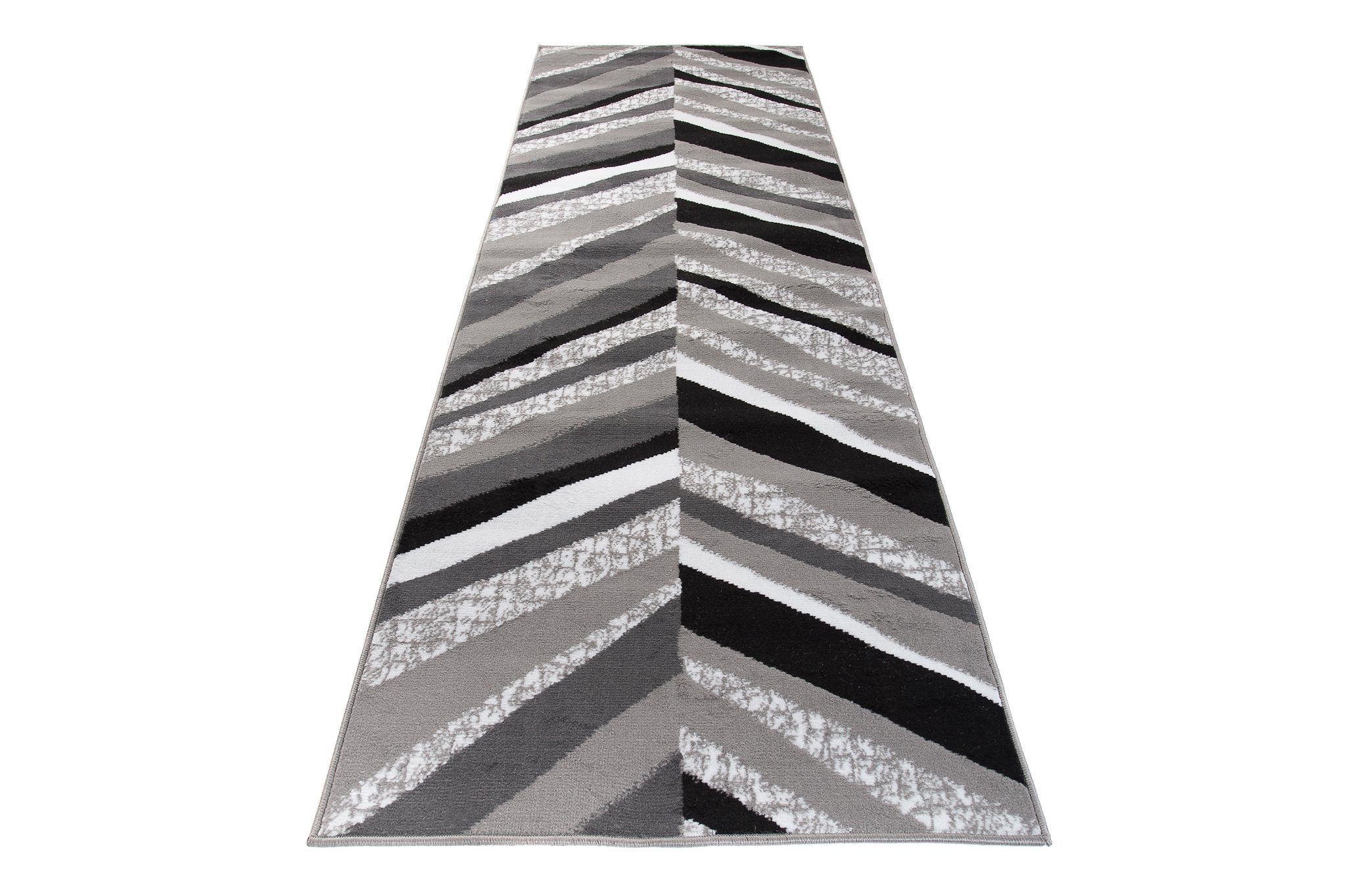 Läufer Läufer Flurläufer Modern für Vorzimmer 100 cm Breit Grau, Mazovia, 100 x 100 cm, Kurzflor, Meterware, Höhe 8 mm, Kurzflor - niedrige Florhöhe