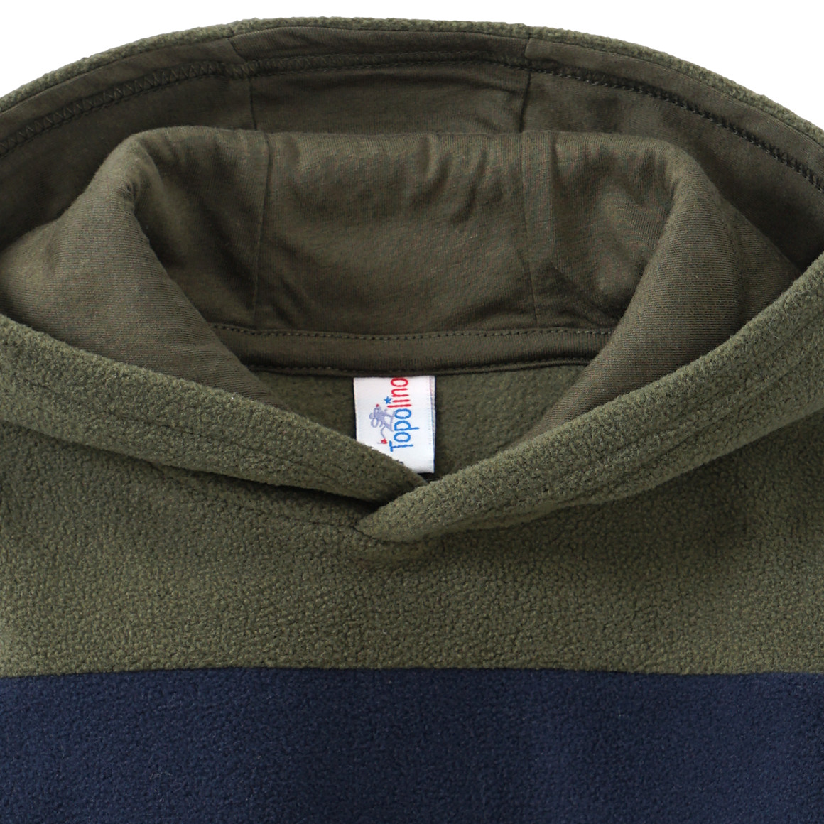 Jungen Fleeceshirt mit Kapuze