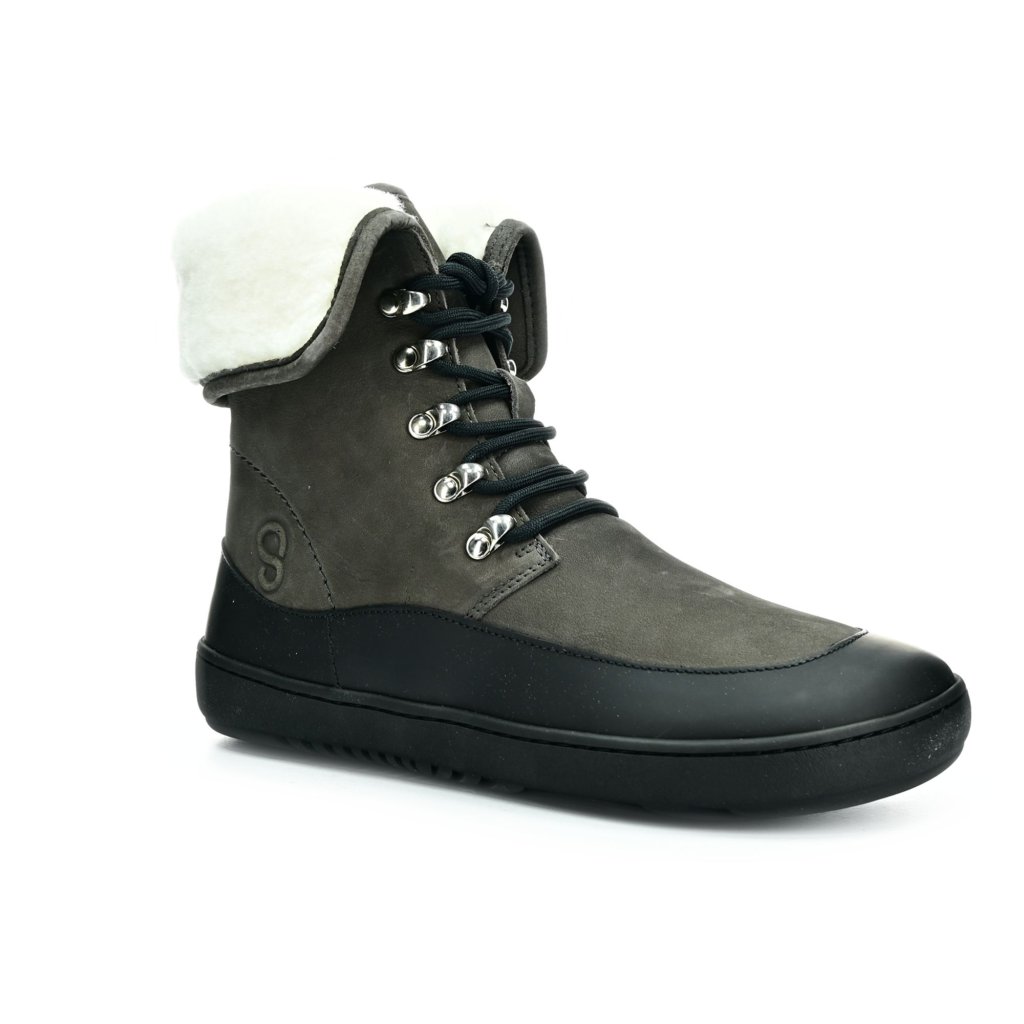 Shapen Lynx 2.0 Dark Grey Winterbarfußschuhe