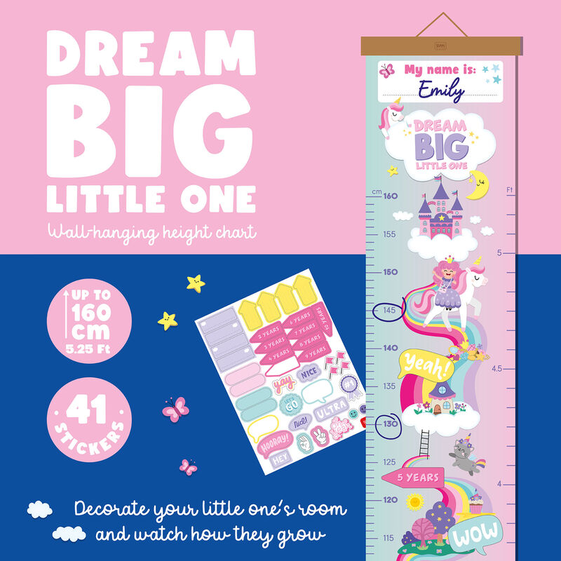 Rastový graf detí - Dream Big Little One