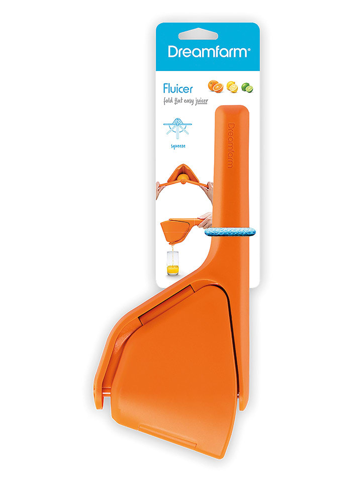 Dreamfarm Zitruspresse ''Fluicer'' in Orange - (B)8,7 x (H)3 x (T)23 cm günstig kaufen onesize