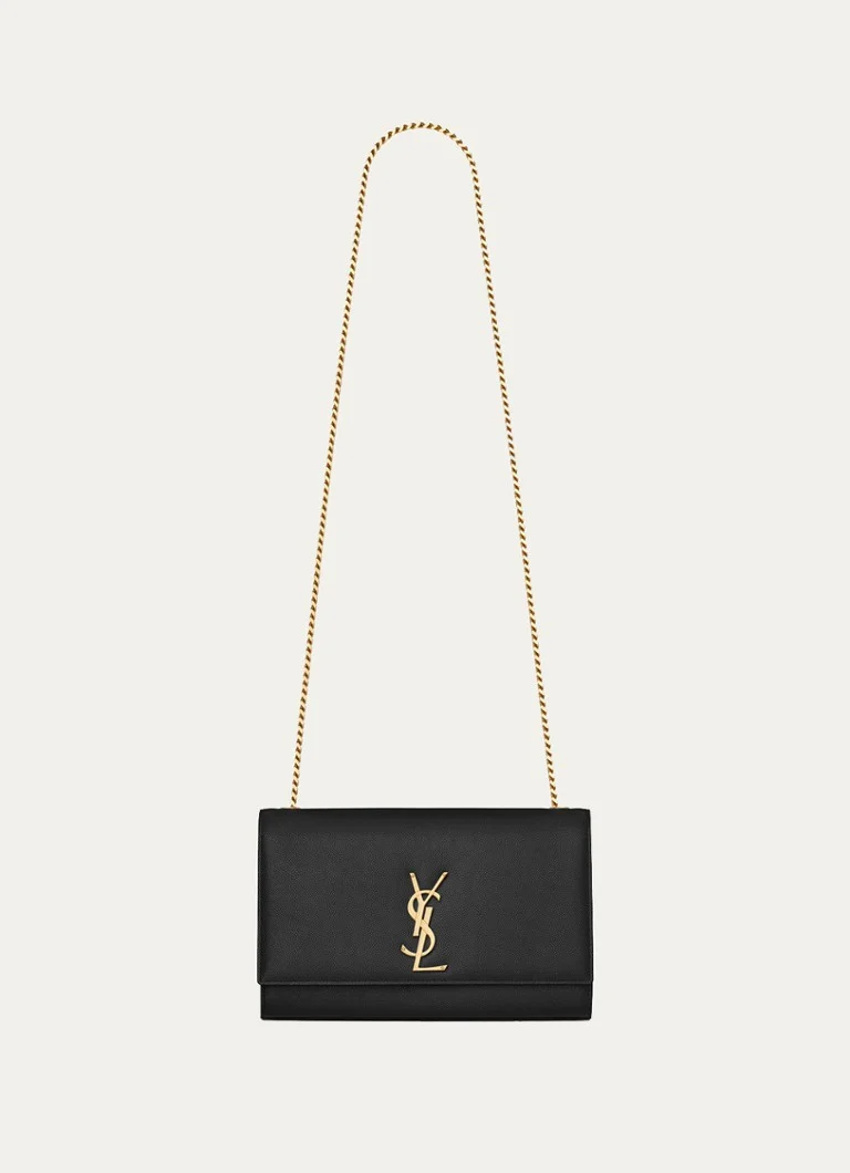 Saint Laurent Kate keskikokoinen vasikannahkainen olkalaukku