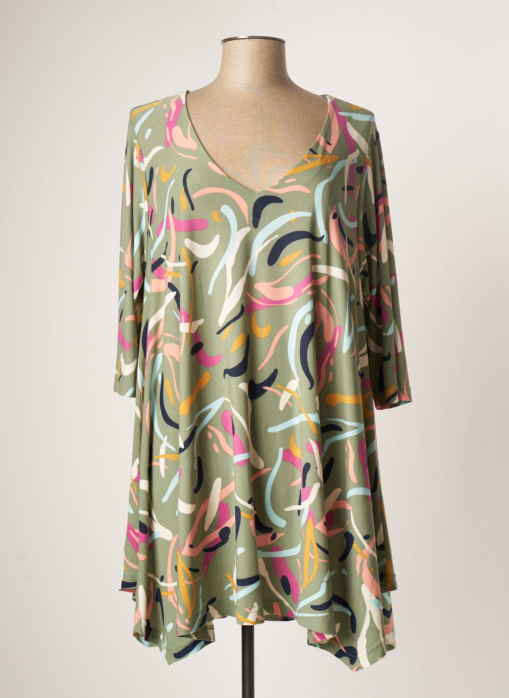 One O One Tuniquemanchelongue Femme couleur vert