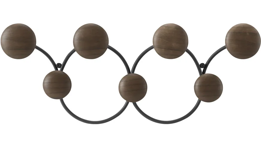 umbra Dotsy Wandgarderobe Walnussschwarz