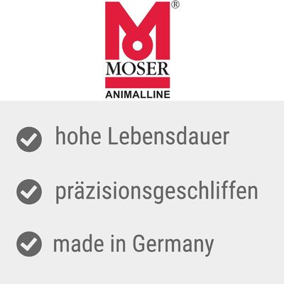 Scherköpfe für Moser max45 und Moser max50
