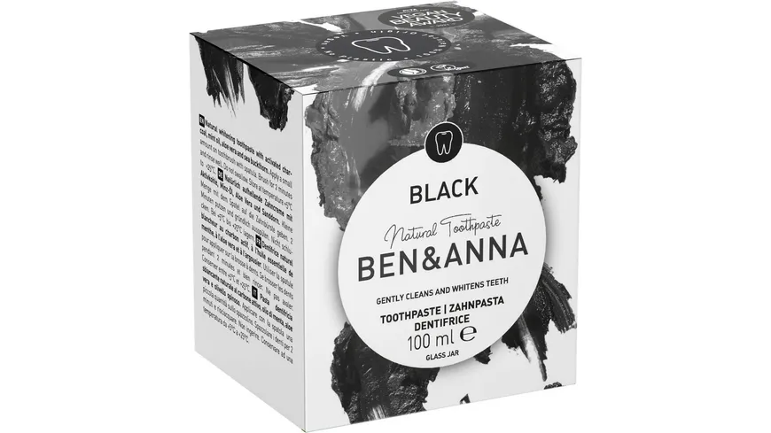 BEN&ANNA Zahnpasta Black 100 ml