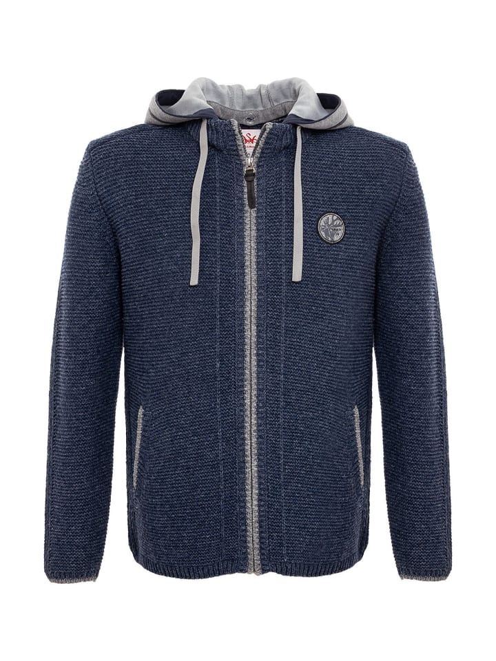 Spieth & Wensky Strickjacke ECHO in blau günstig kaufen