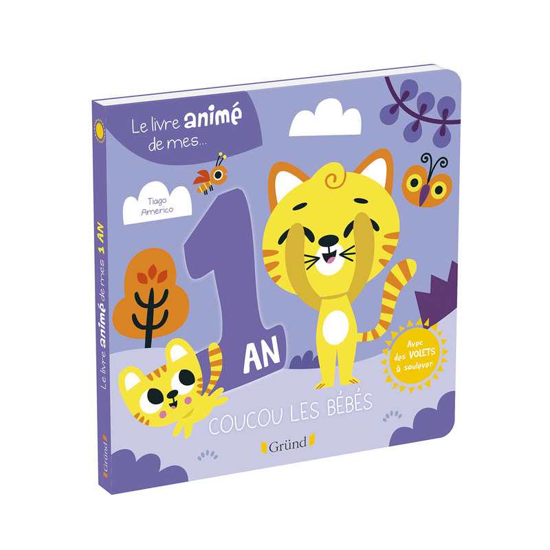 Livre Le livre animé de mes 1 an - Gründ