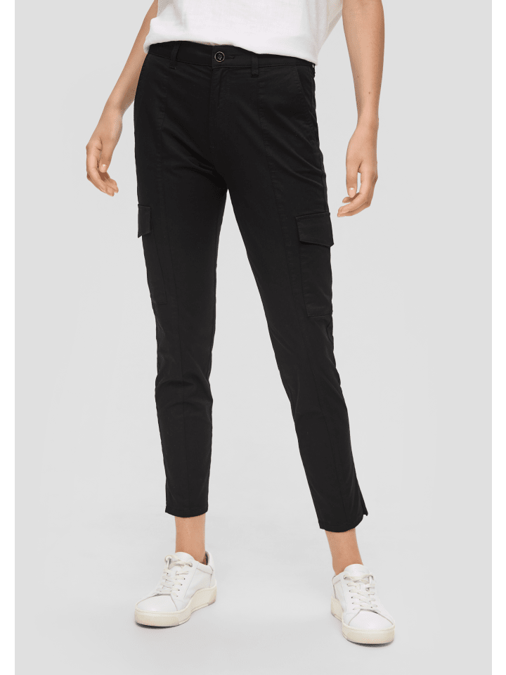 s.Oliver Hose 7/8 in Schwarz günstig kaufen