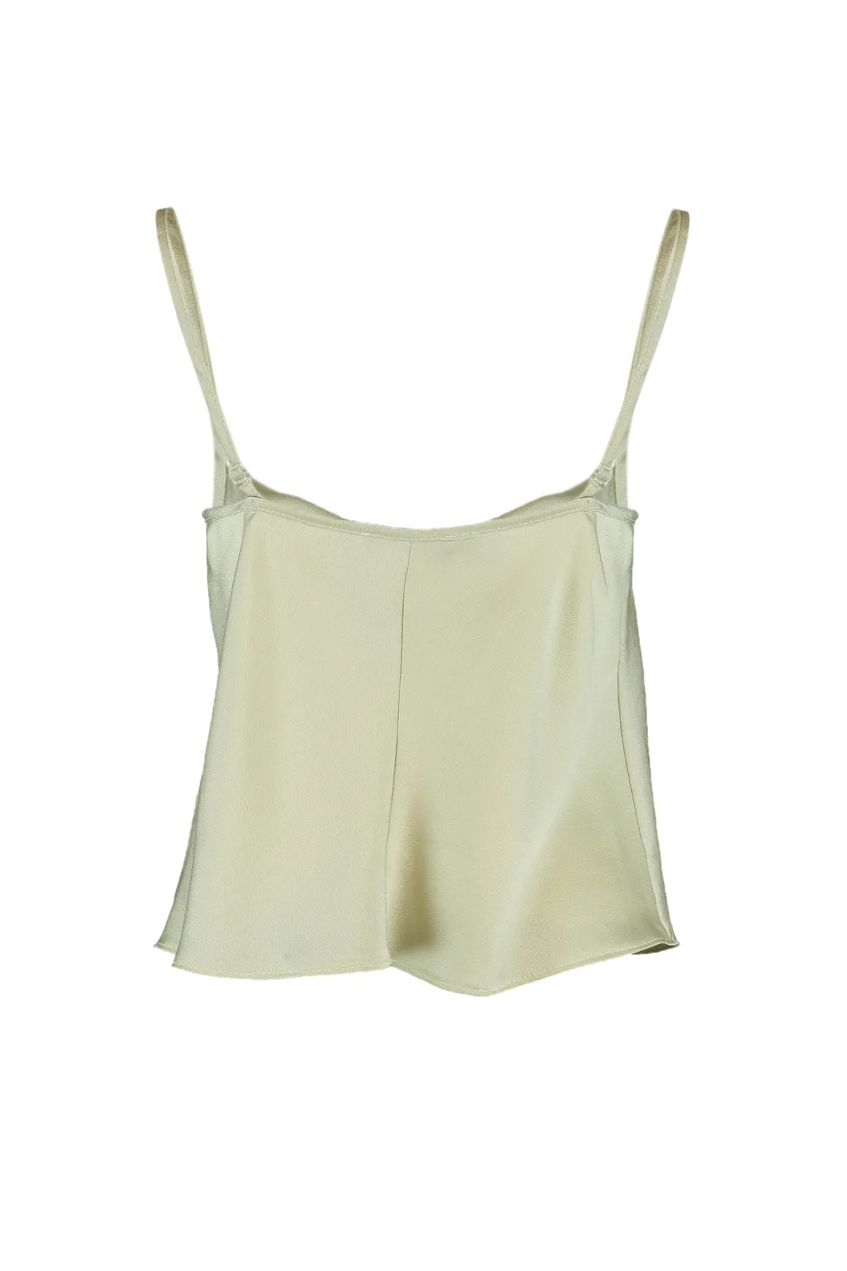 Trendyol Collection  Mintfarbene Satin-Webbluse mit Trägerausschnitt TWOSS19BB0161
