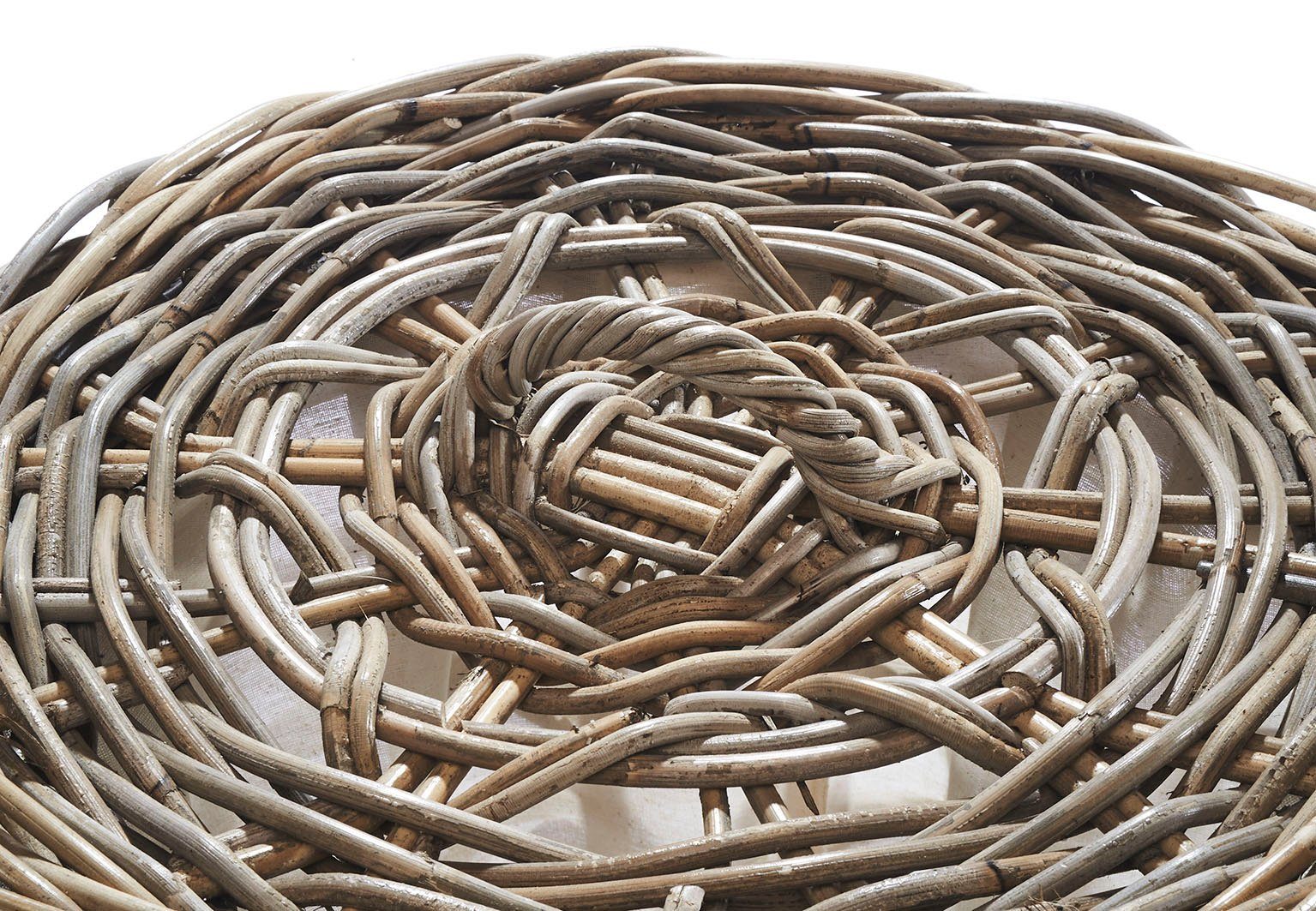 Kobolo Wäschekorb Wäschebehälter PLAIT mit Deckel kubu grey Gr1