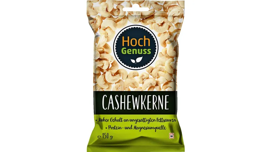 Hochgenuss Cashewkerne natur 150 g