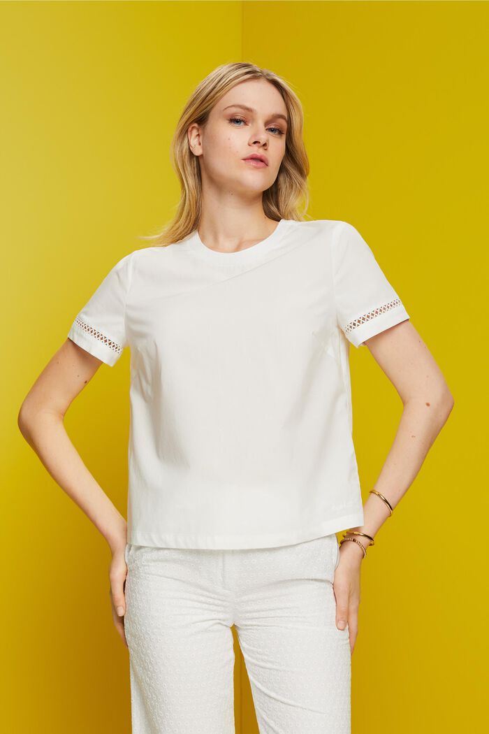Bluse mit offener Rückseite, TENCEL™