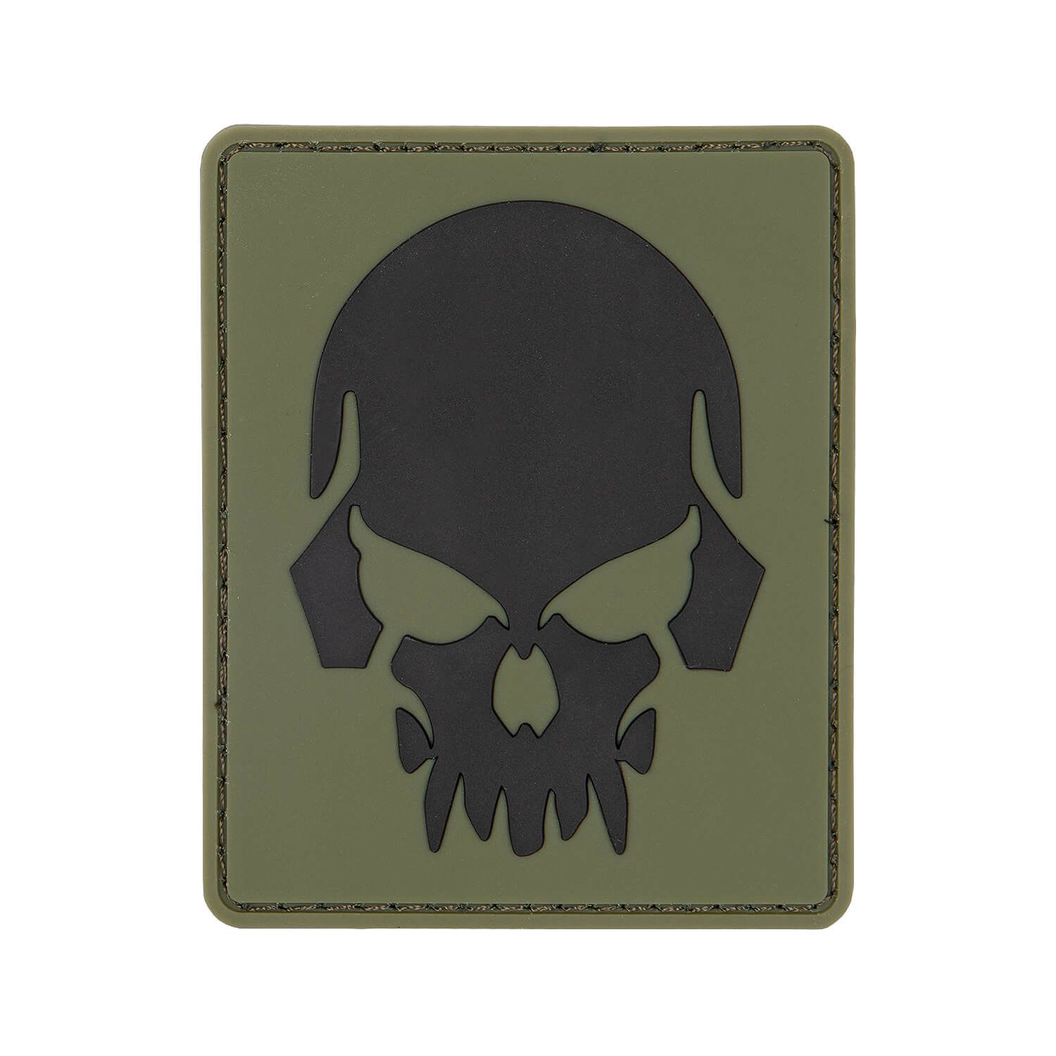 Rubber Patch Skull Large