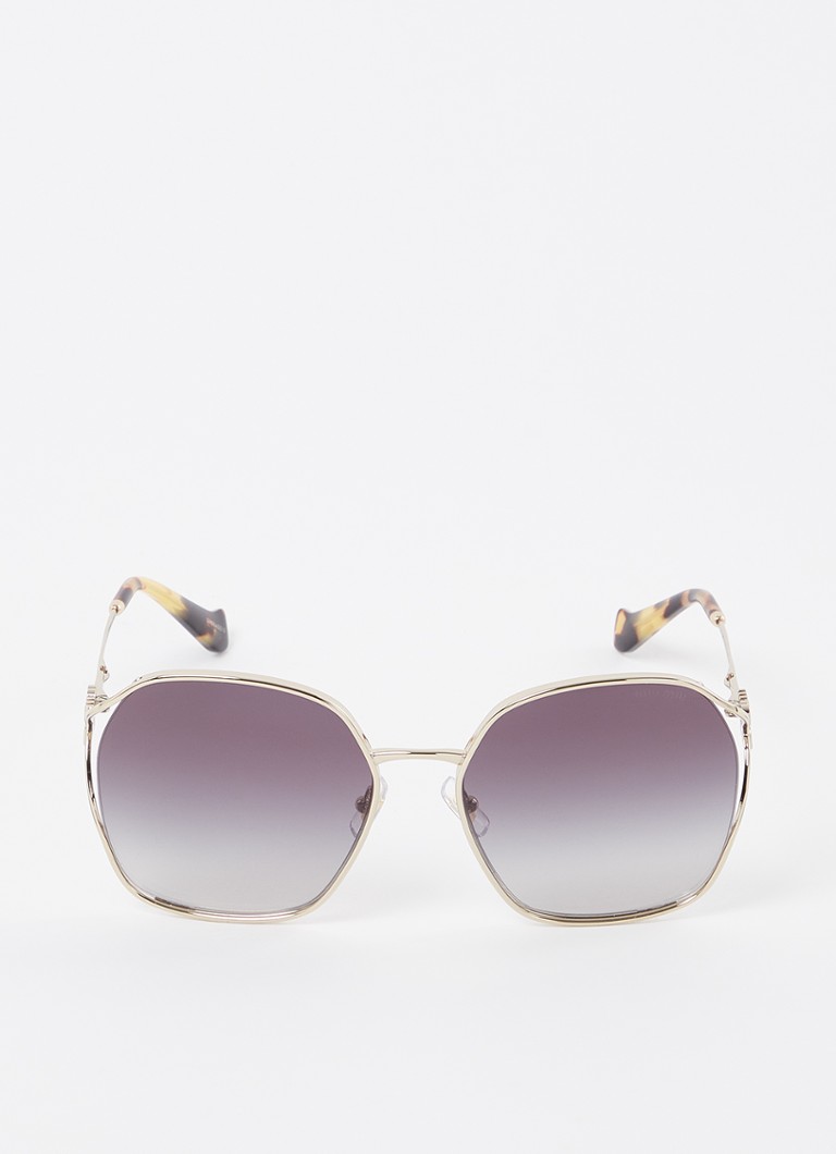 Miu Miu Miu *ES 52WS GLD SHN BLUE