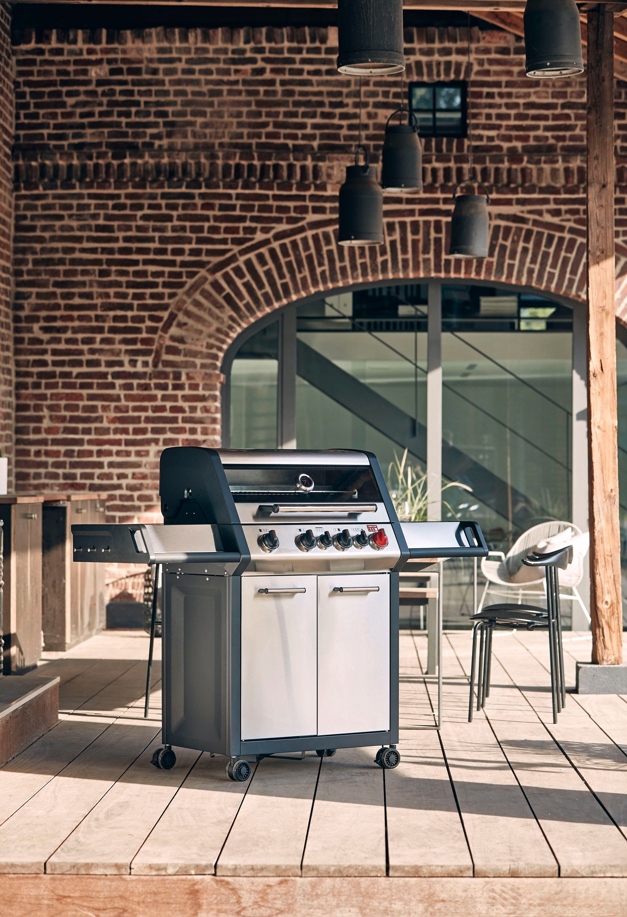 Enders® Gasgrill Monroe Pro 4 SIK Turbo, BxTxH: 154x58x119 cm