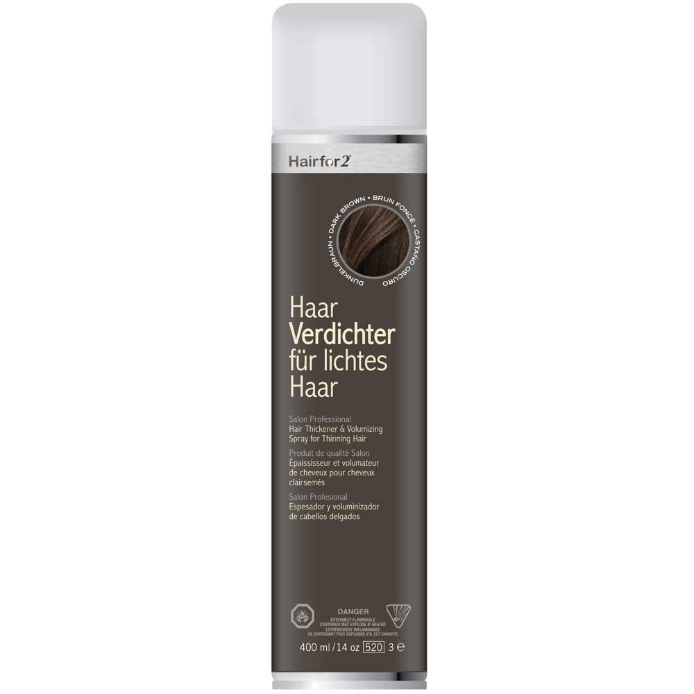 Hairfor2 Haarauffüller Dunkelbraun 400 ml
