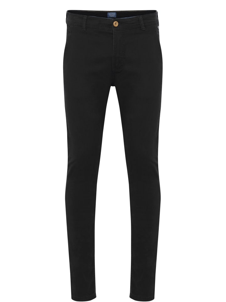 BLEND Chinohose BHNATAN pants - 20703472  Chinohose Slim Fit mit Gürtelschlaufen in Schwarz günstig kaufen