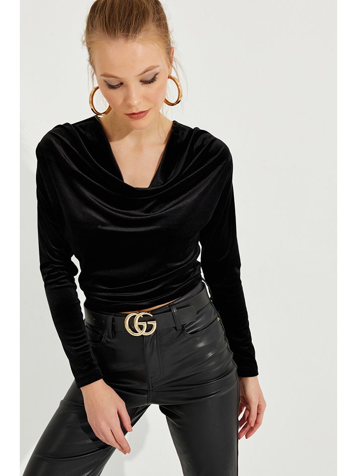 So You Bluse in Schwarz günstig kaufen