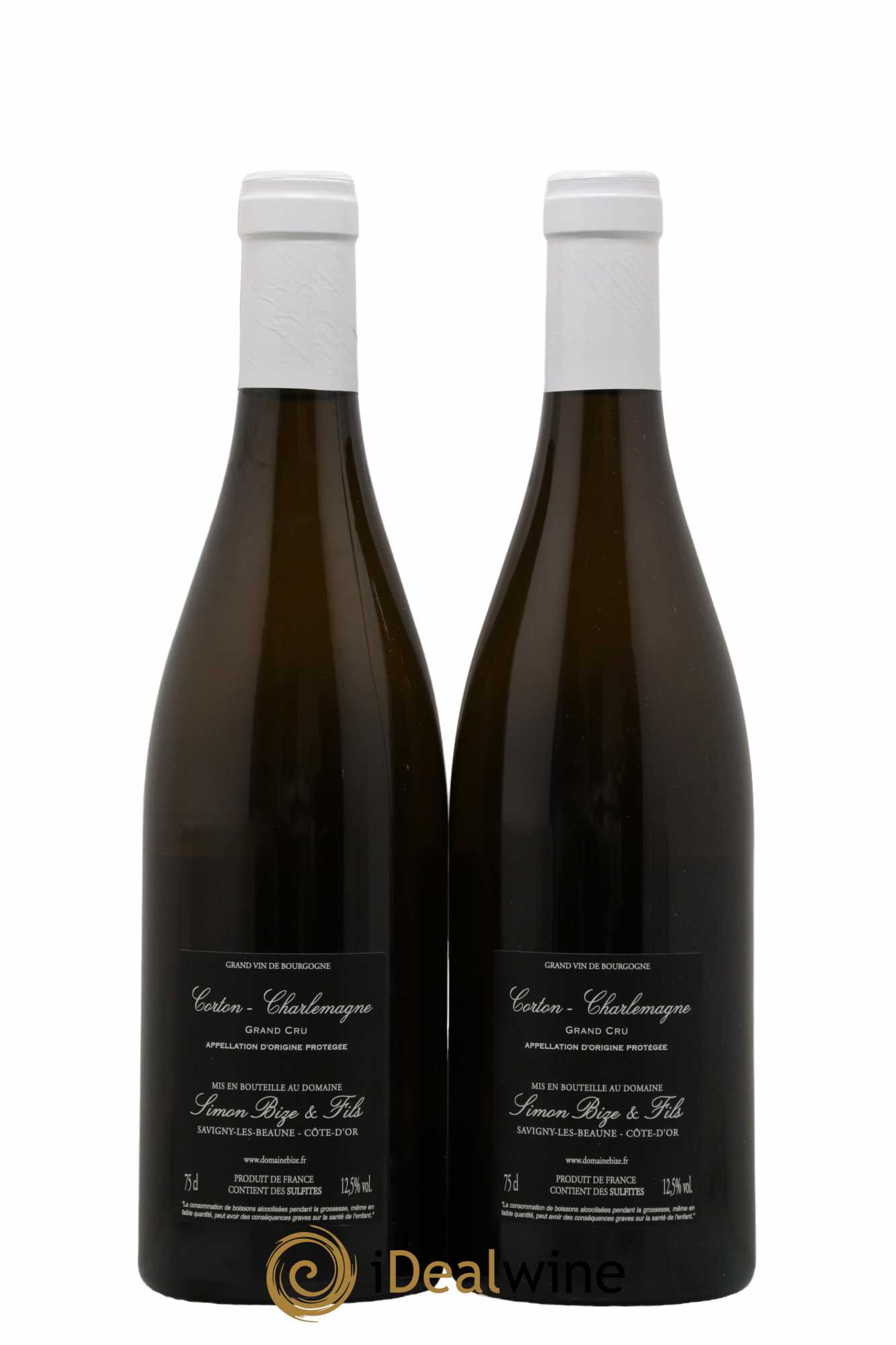Corton-Charlemagne Grand Cru Simon Bize & Fils  2020 - Lot de 2 Bouteilles